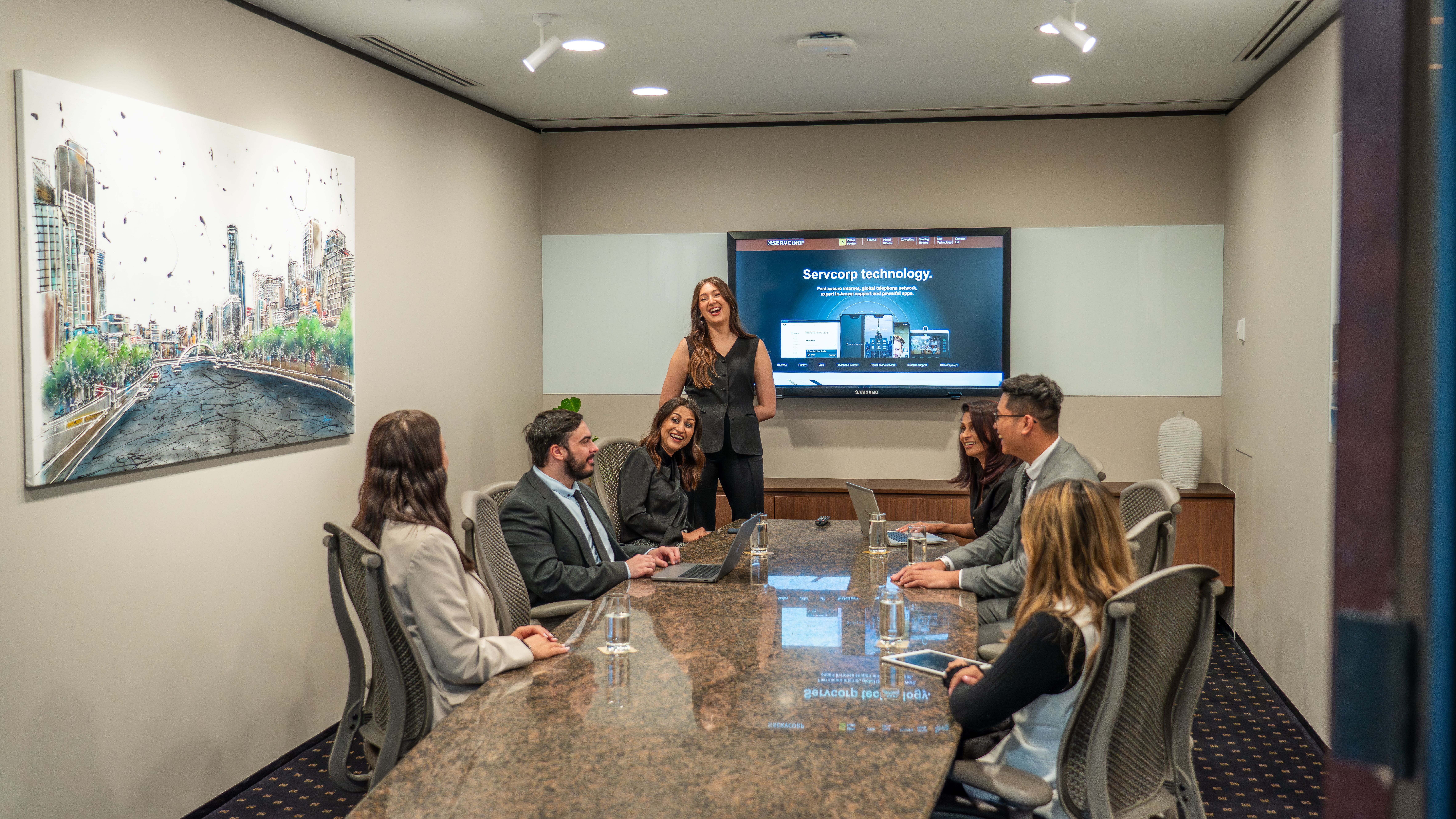1 Person Coworking Desk