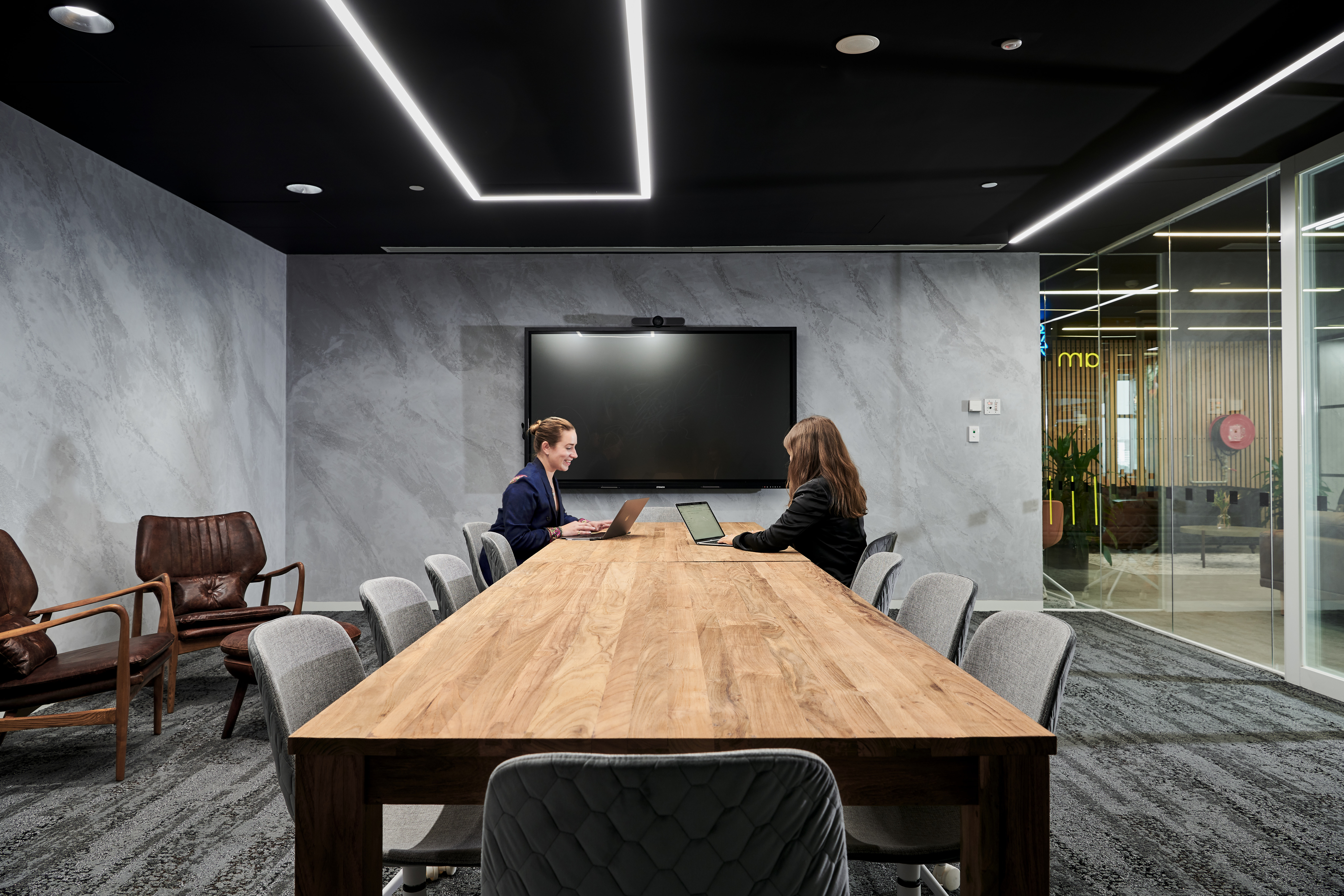 2 Person Coworking Desk