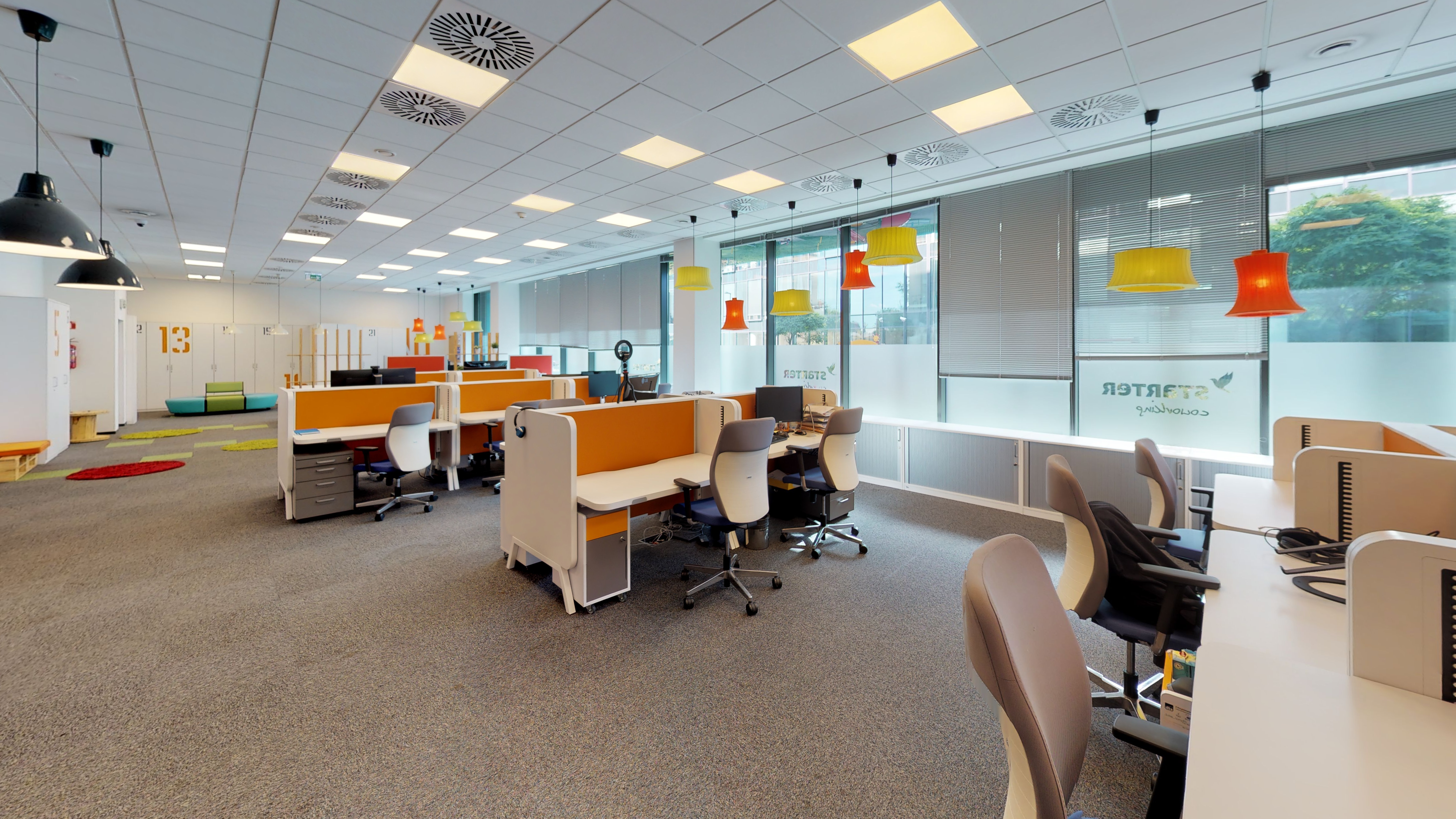 2 Person Coworking Desk