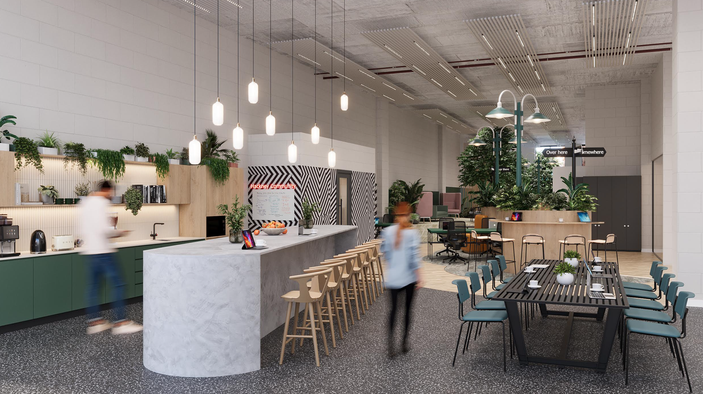 3 Person Private Office