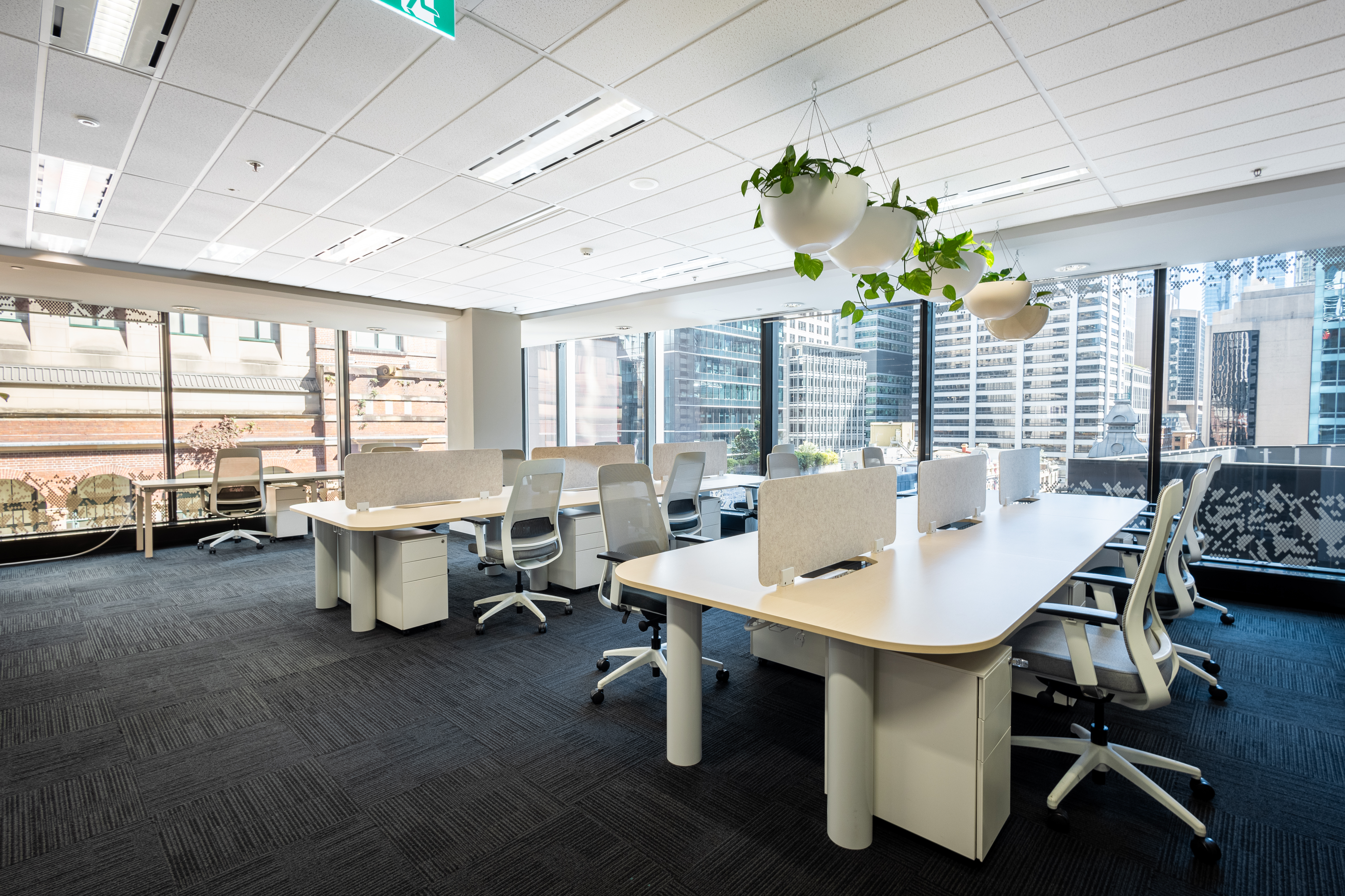 4 Person Coworking Desk