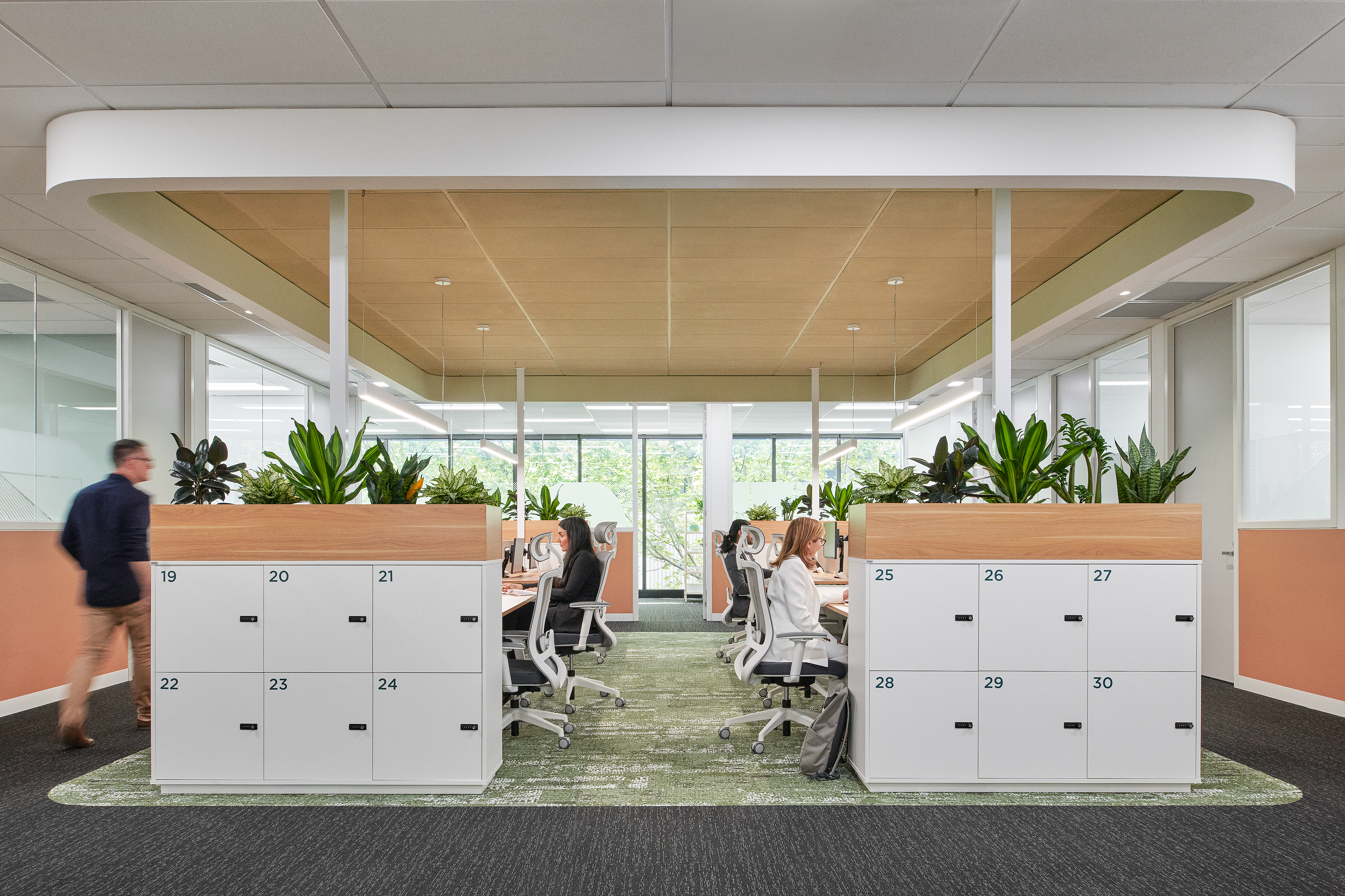 4 Person Coworking Desk