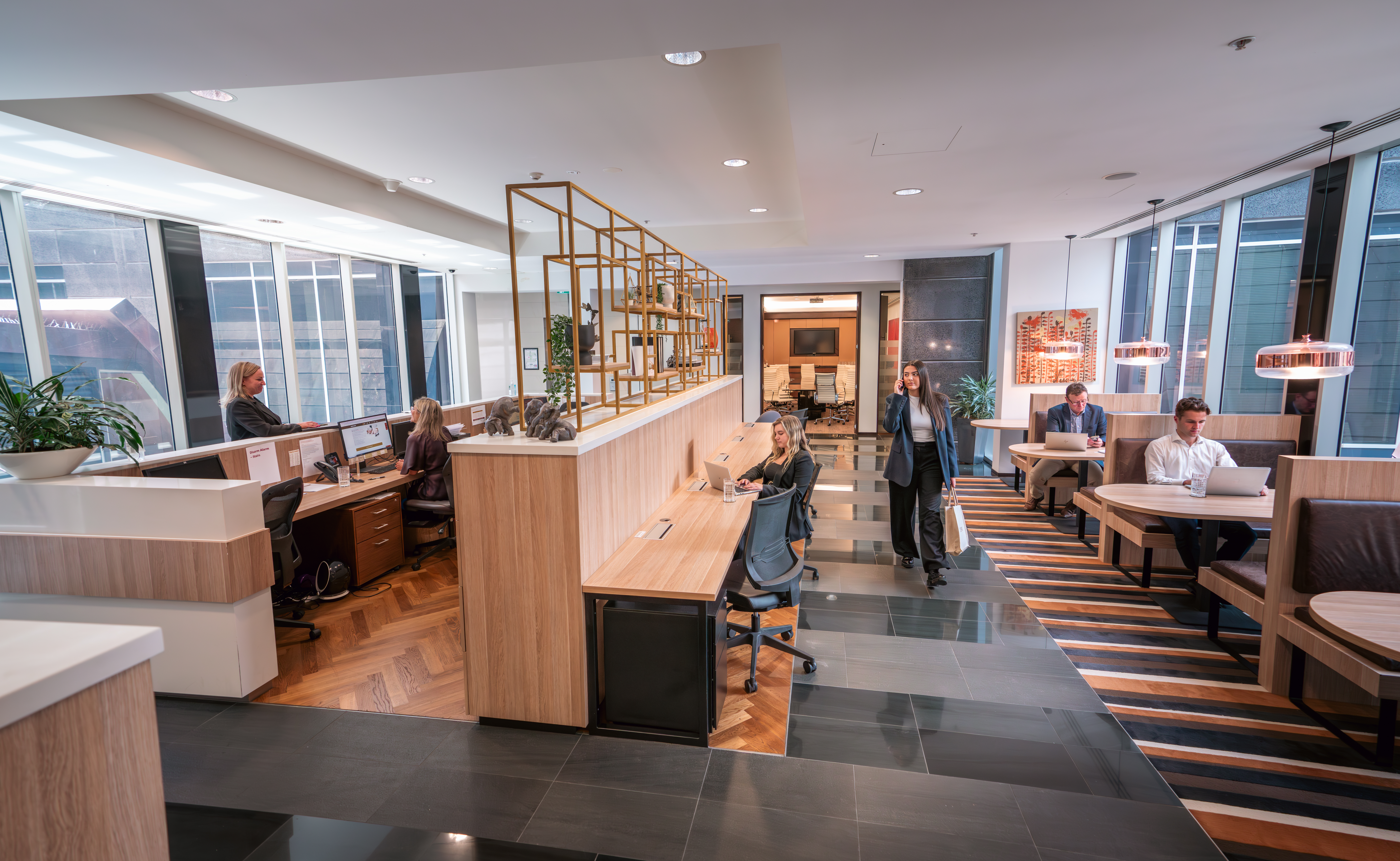 2 Person Coworking Desk