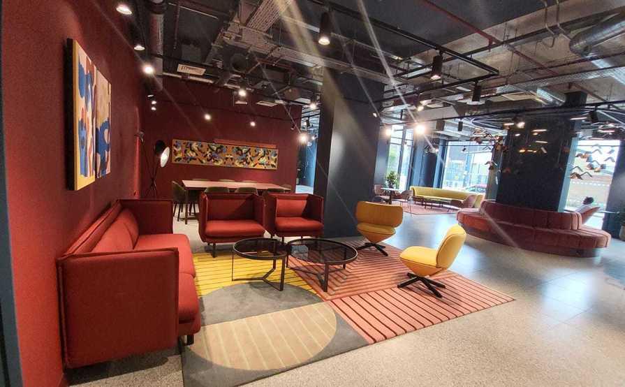 5 Person Coworking Desk