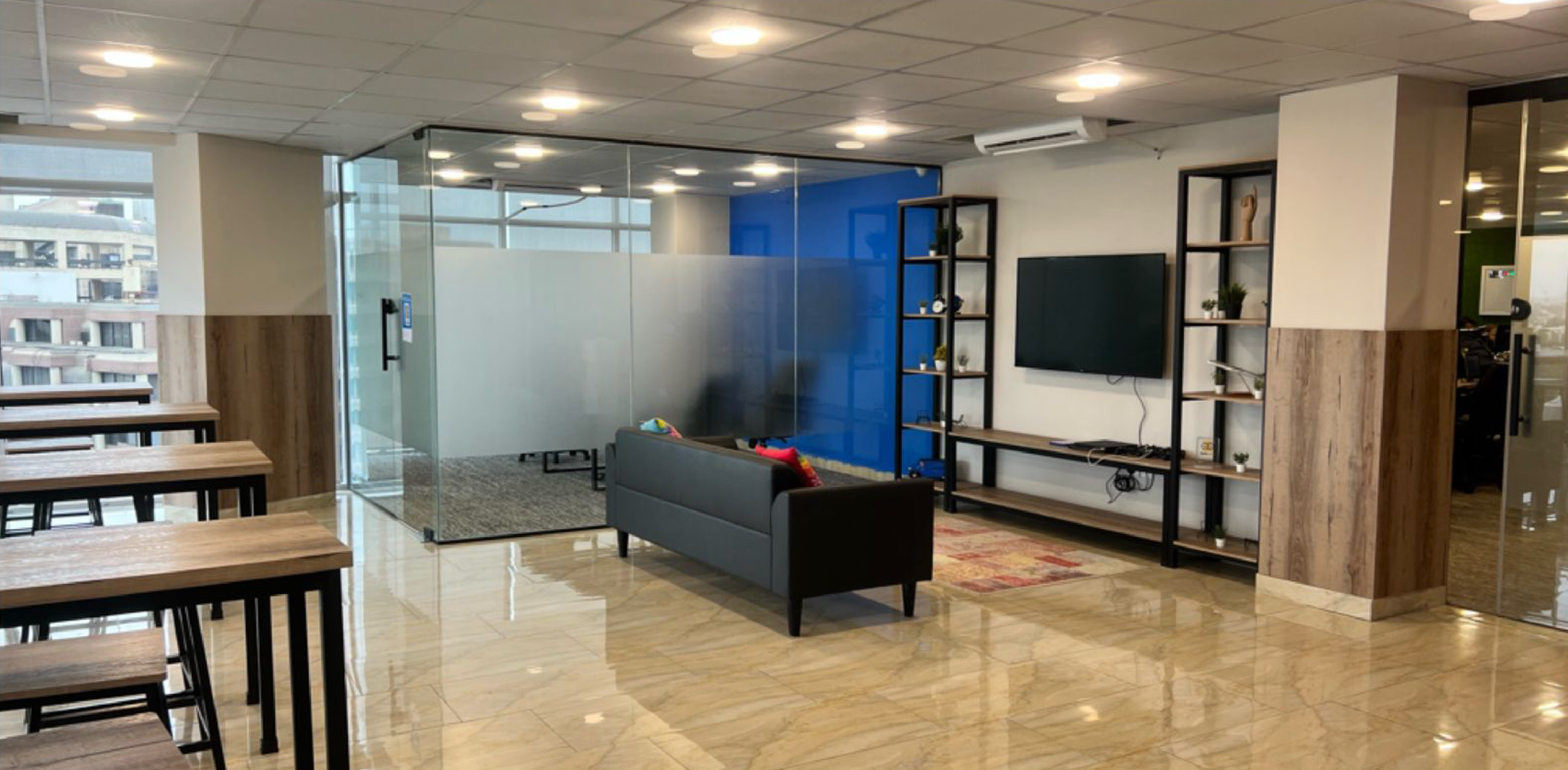 2 Person Coworking Desk