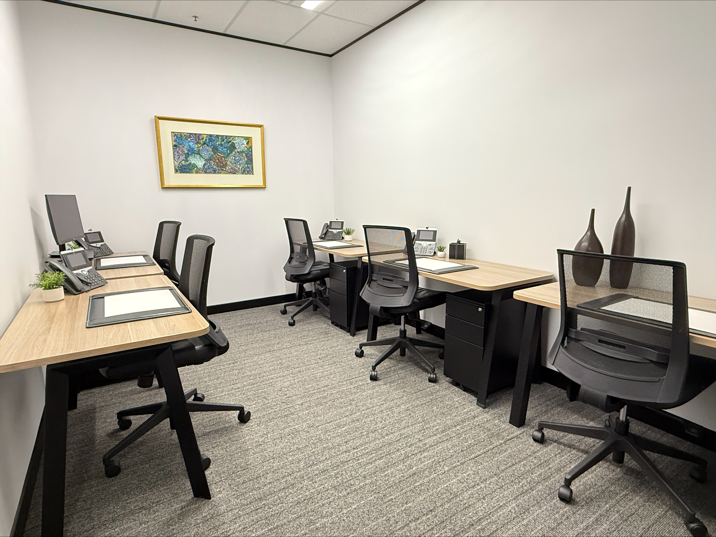 4 Person Coworking Desk