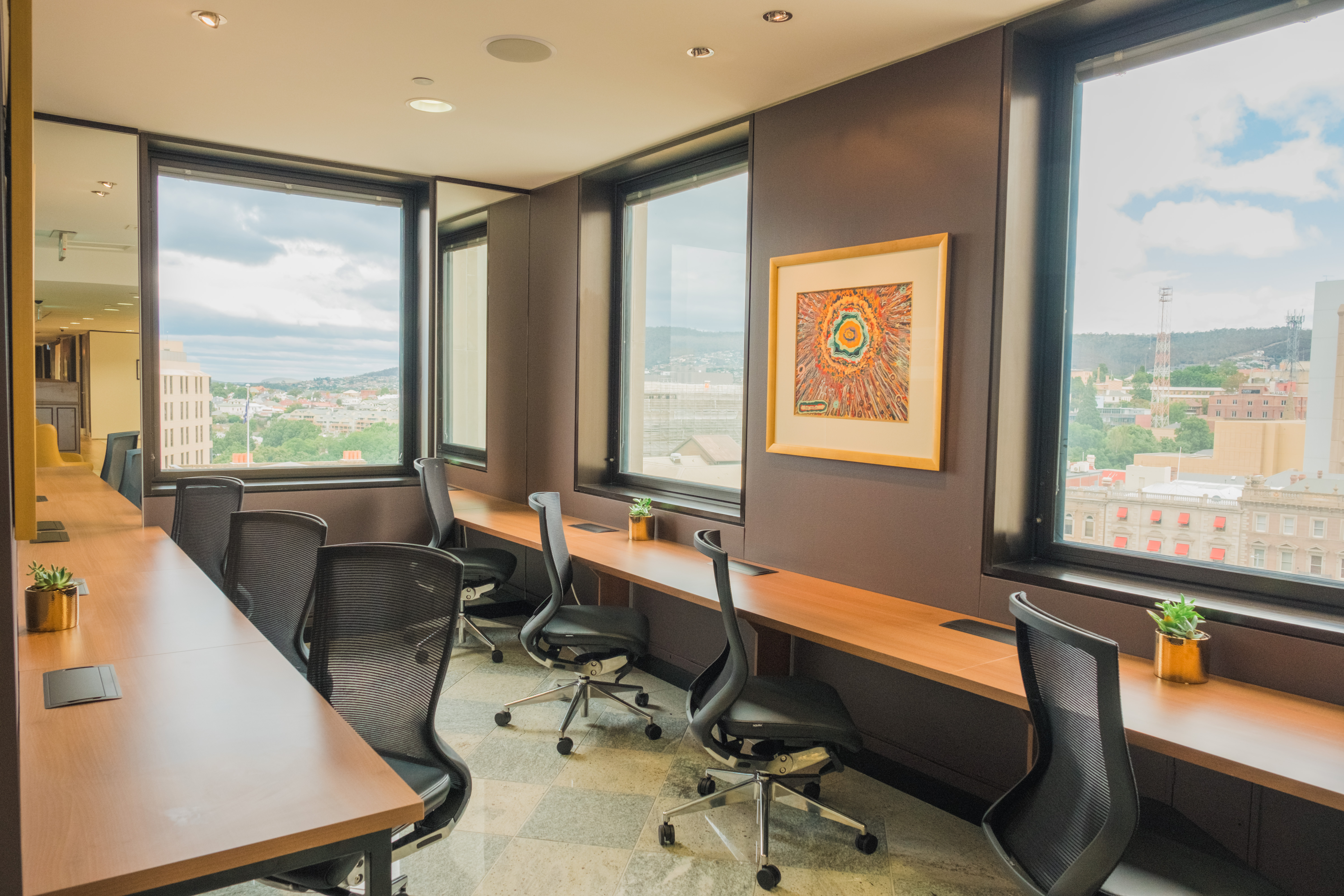 2 Person Coworking Desk