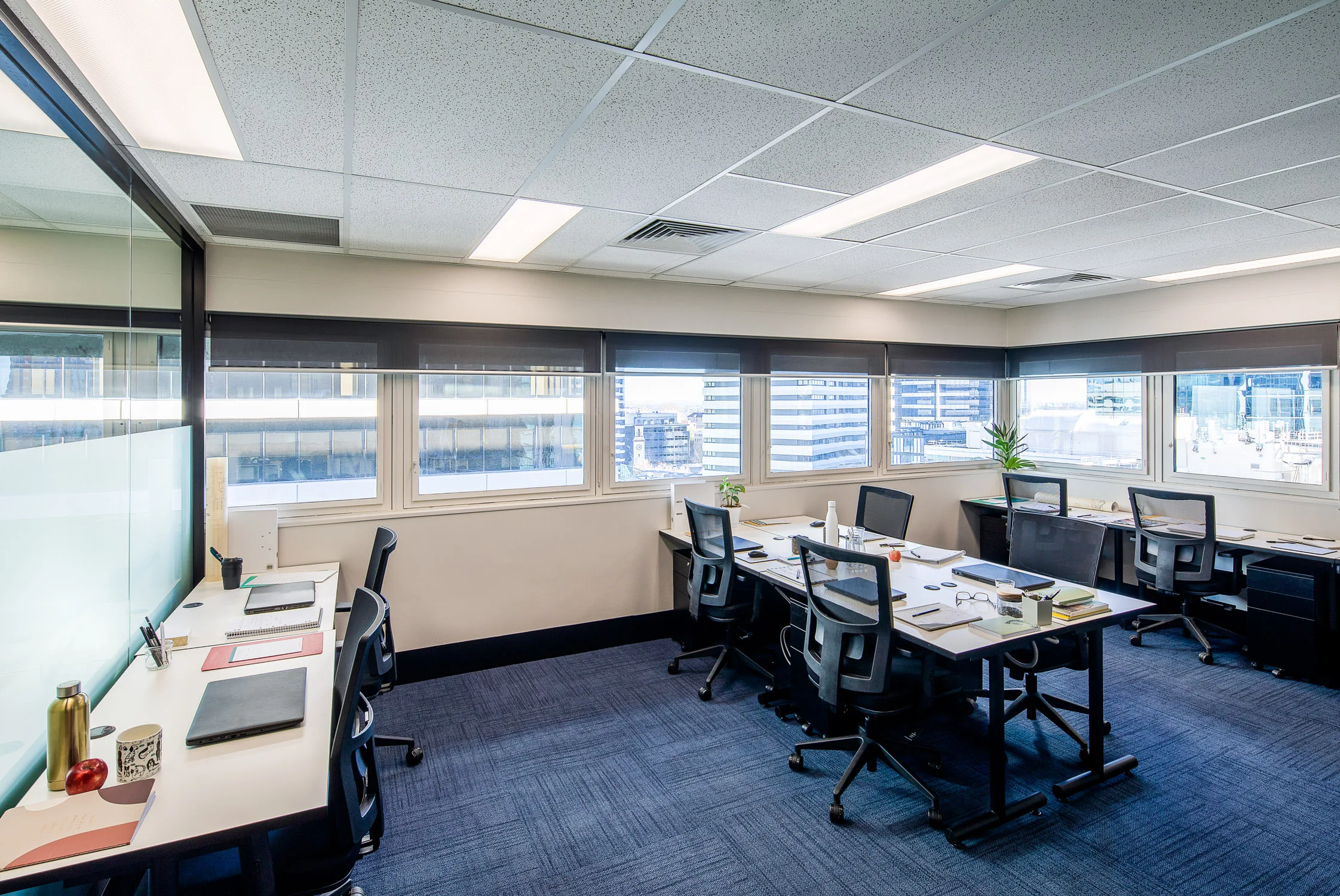 8 Person Coworking Desk