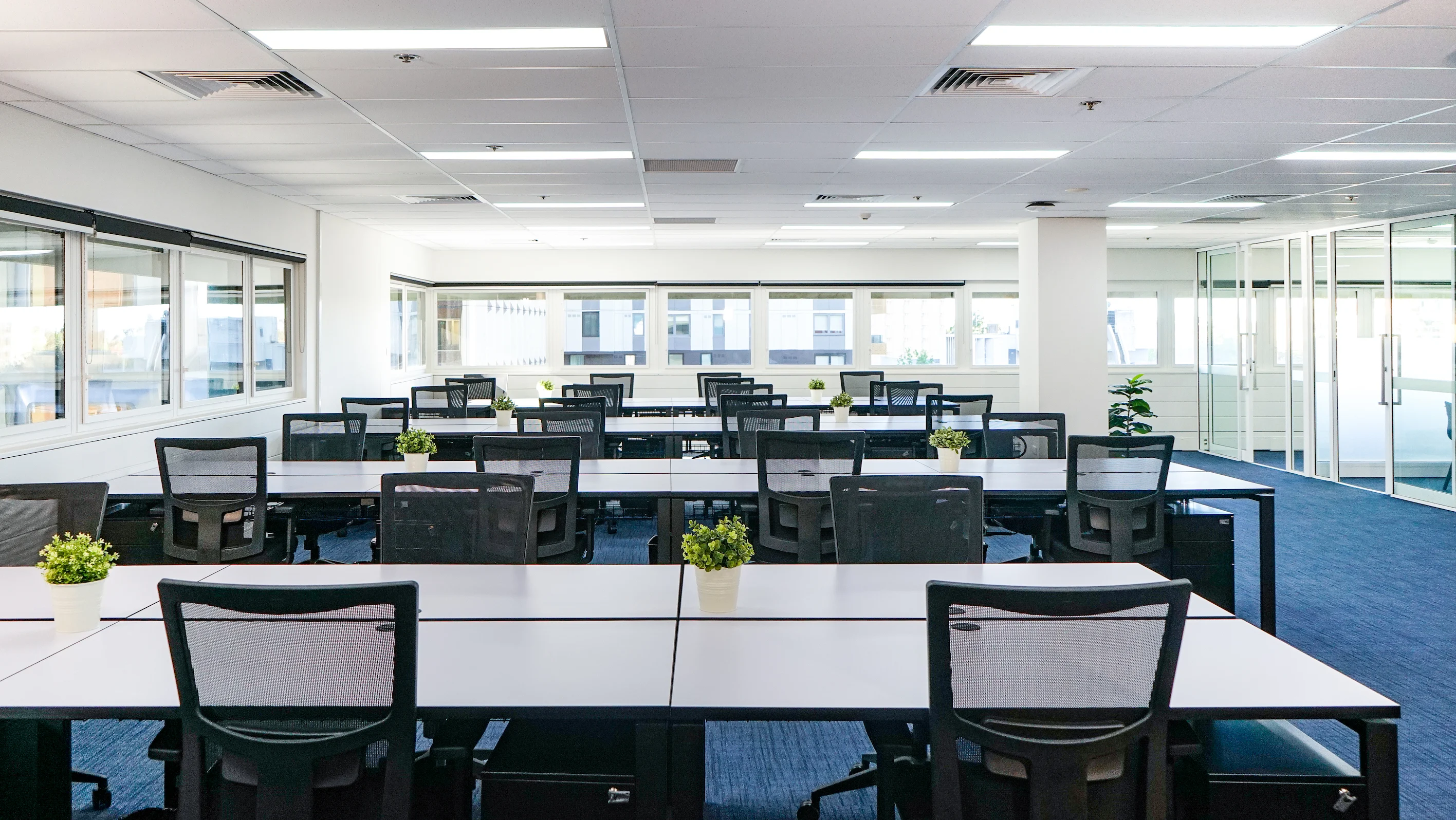 5 Person Coworking Desk