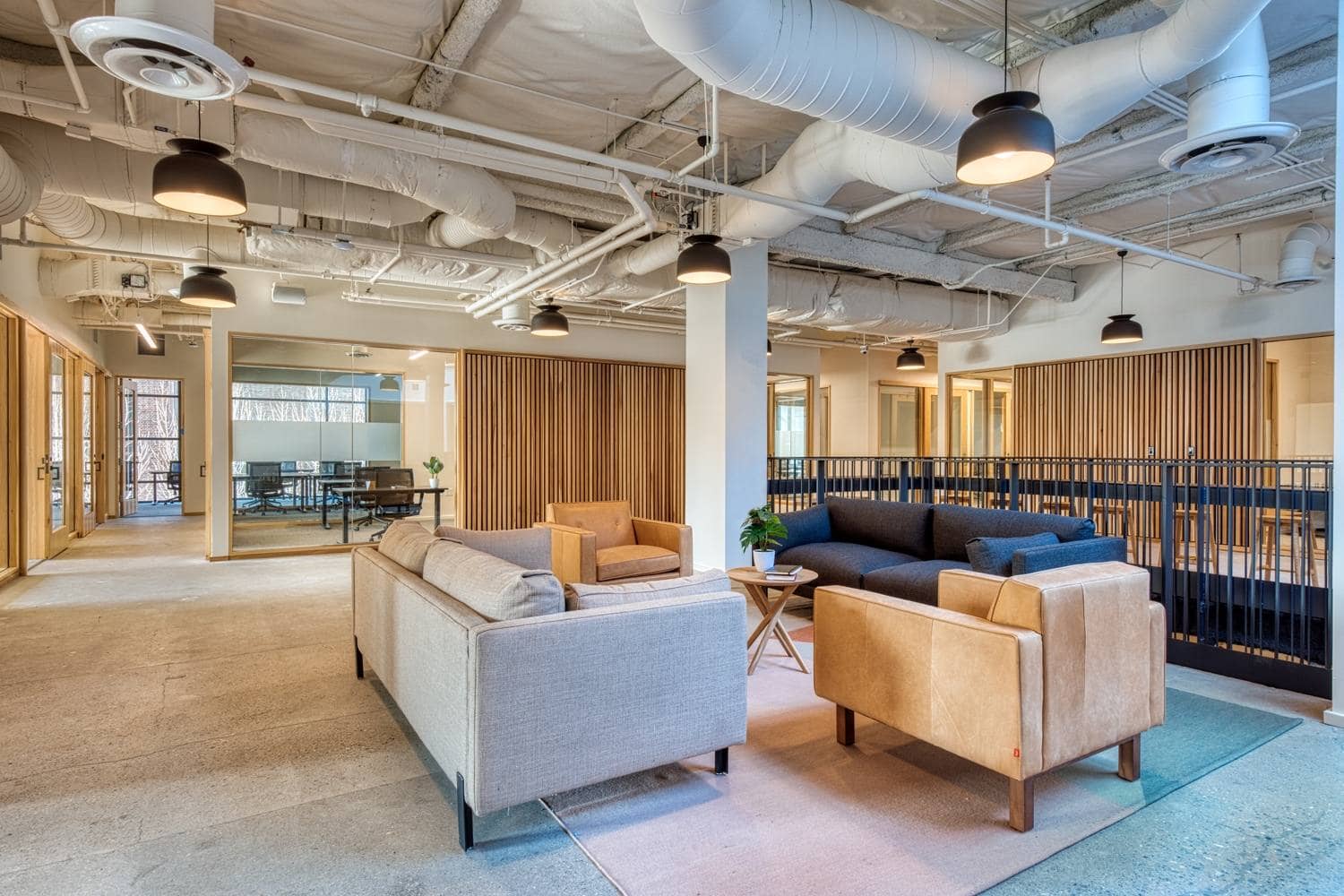 3 Person Coworking Desk