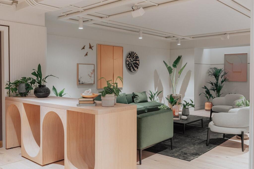 3 Person Coworking Desk