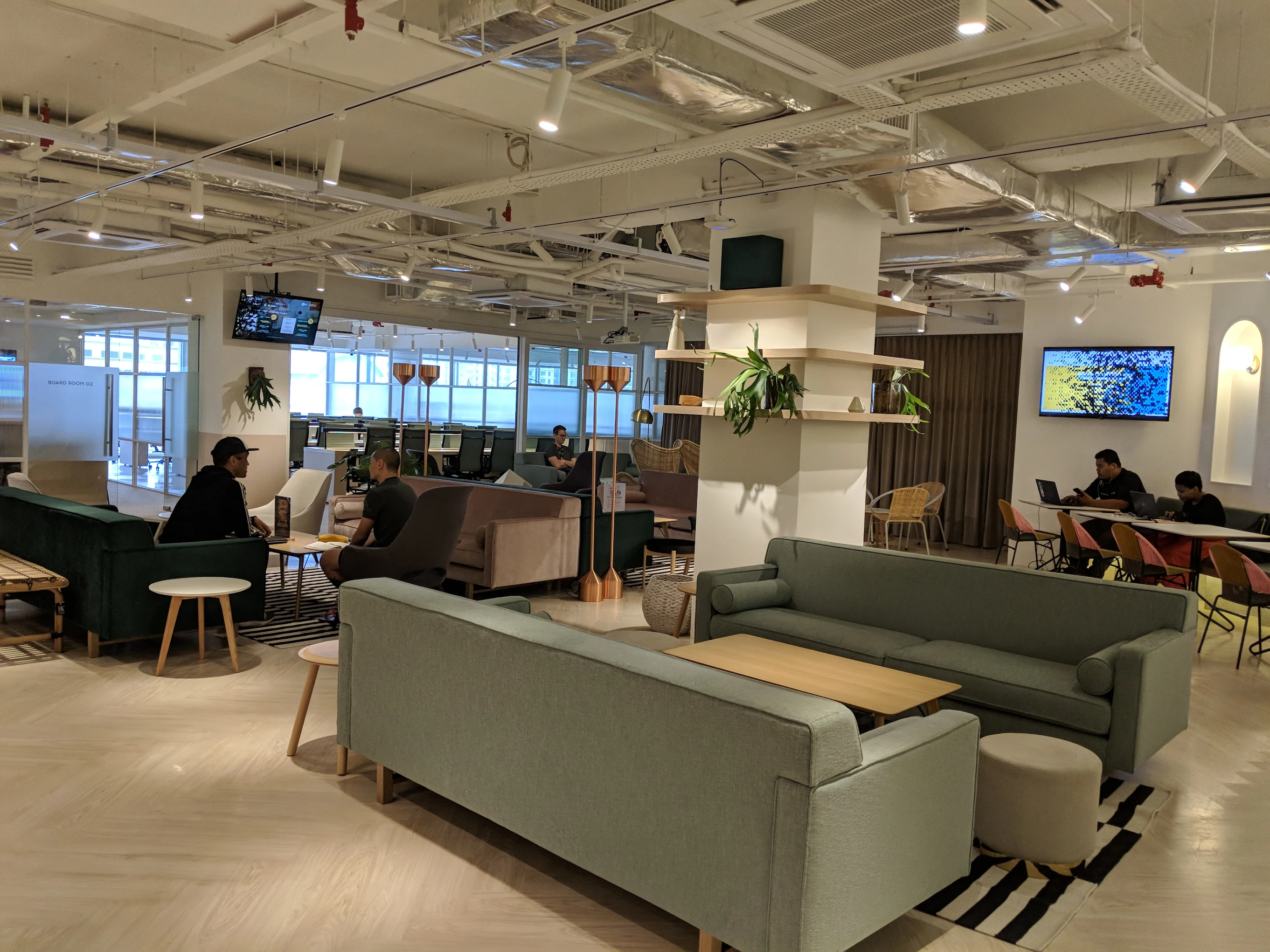 1 Person Coworking Desk