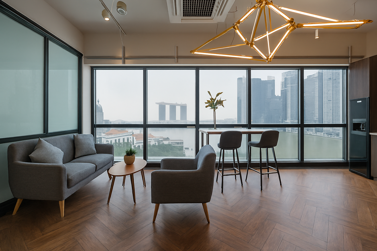 1 Person Coworking Desk