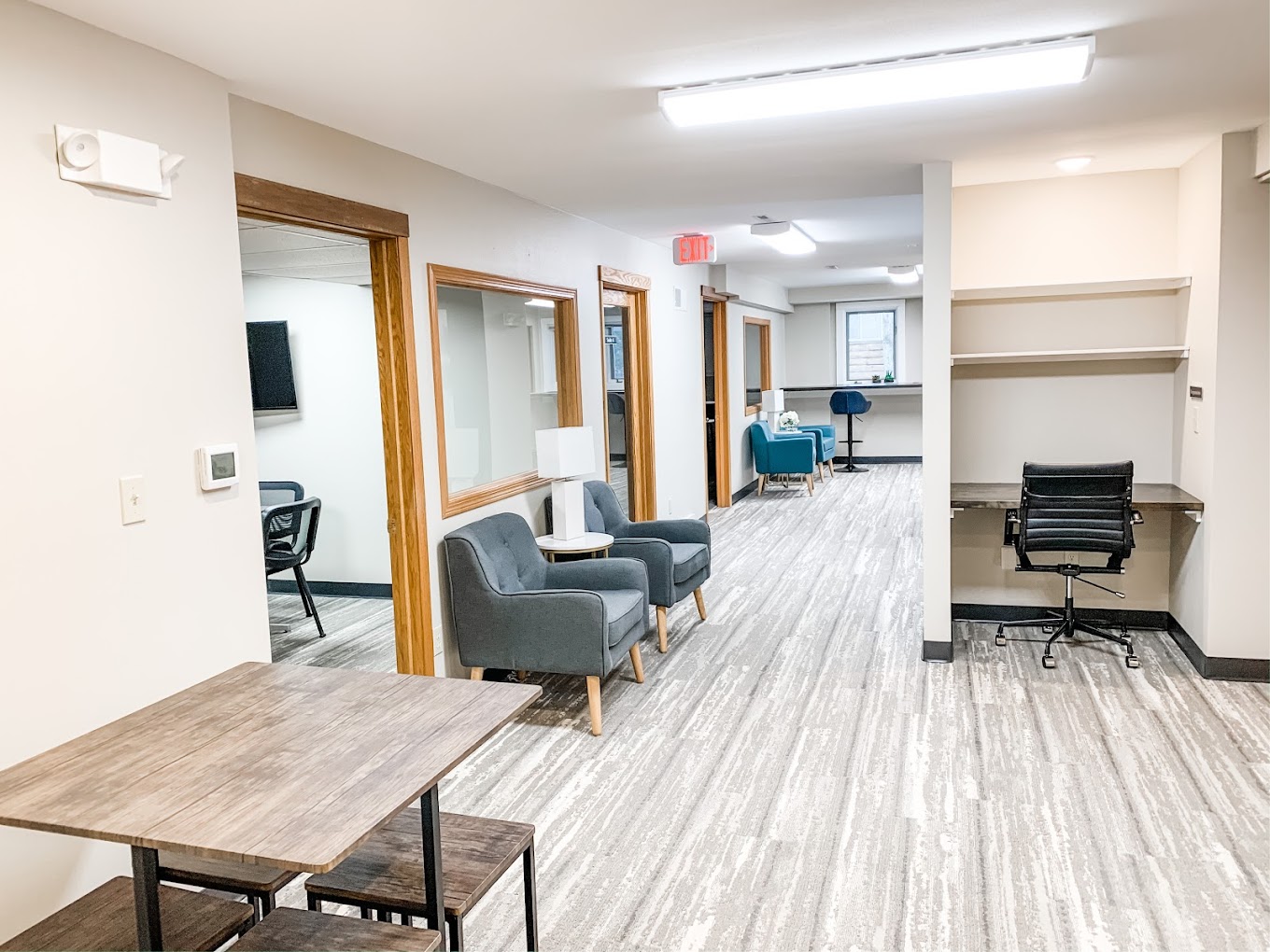 3 Person Coworking Desk