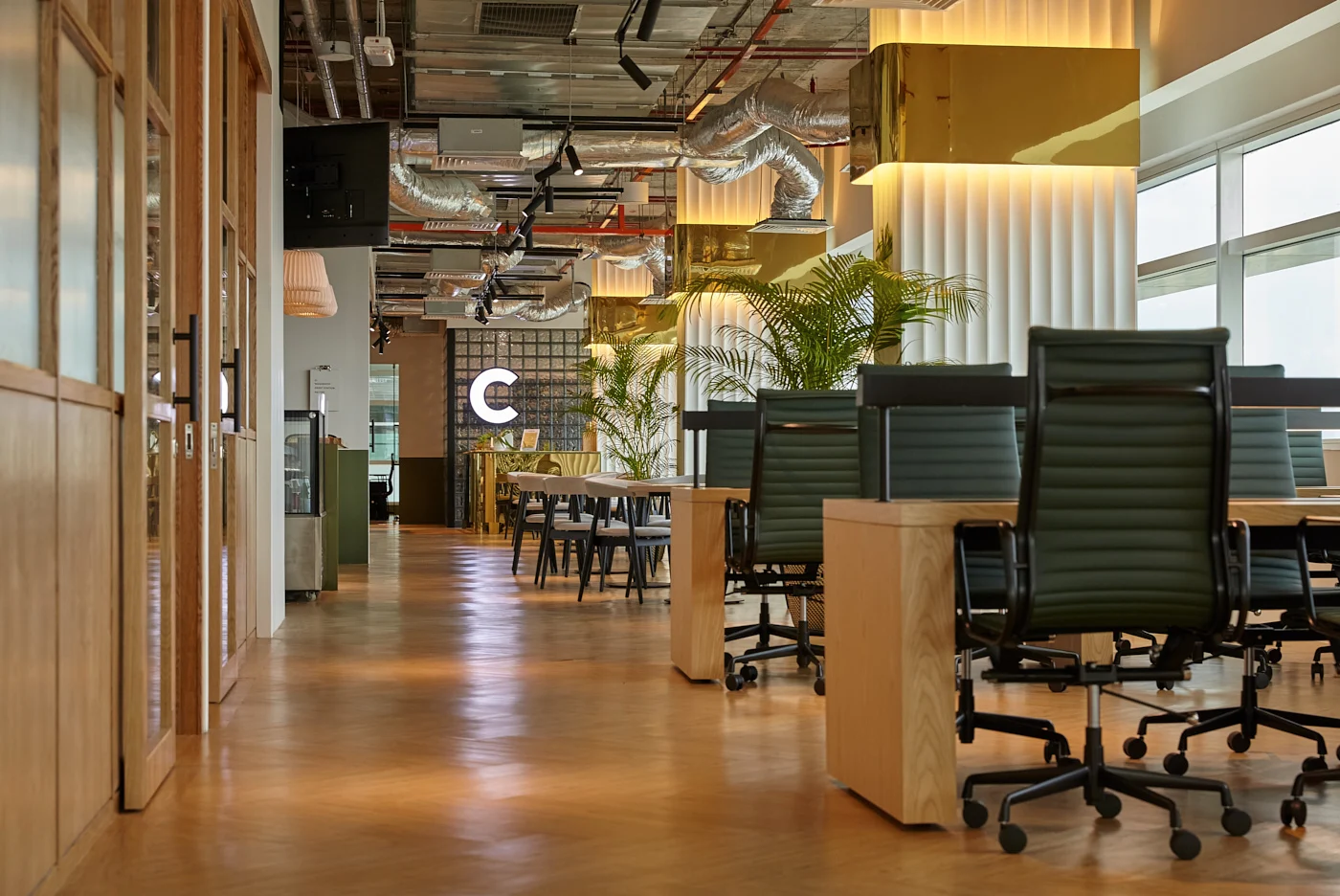 2 Person Coworking Desk