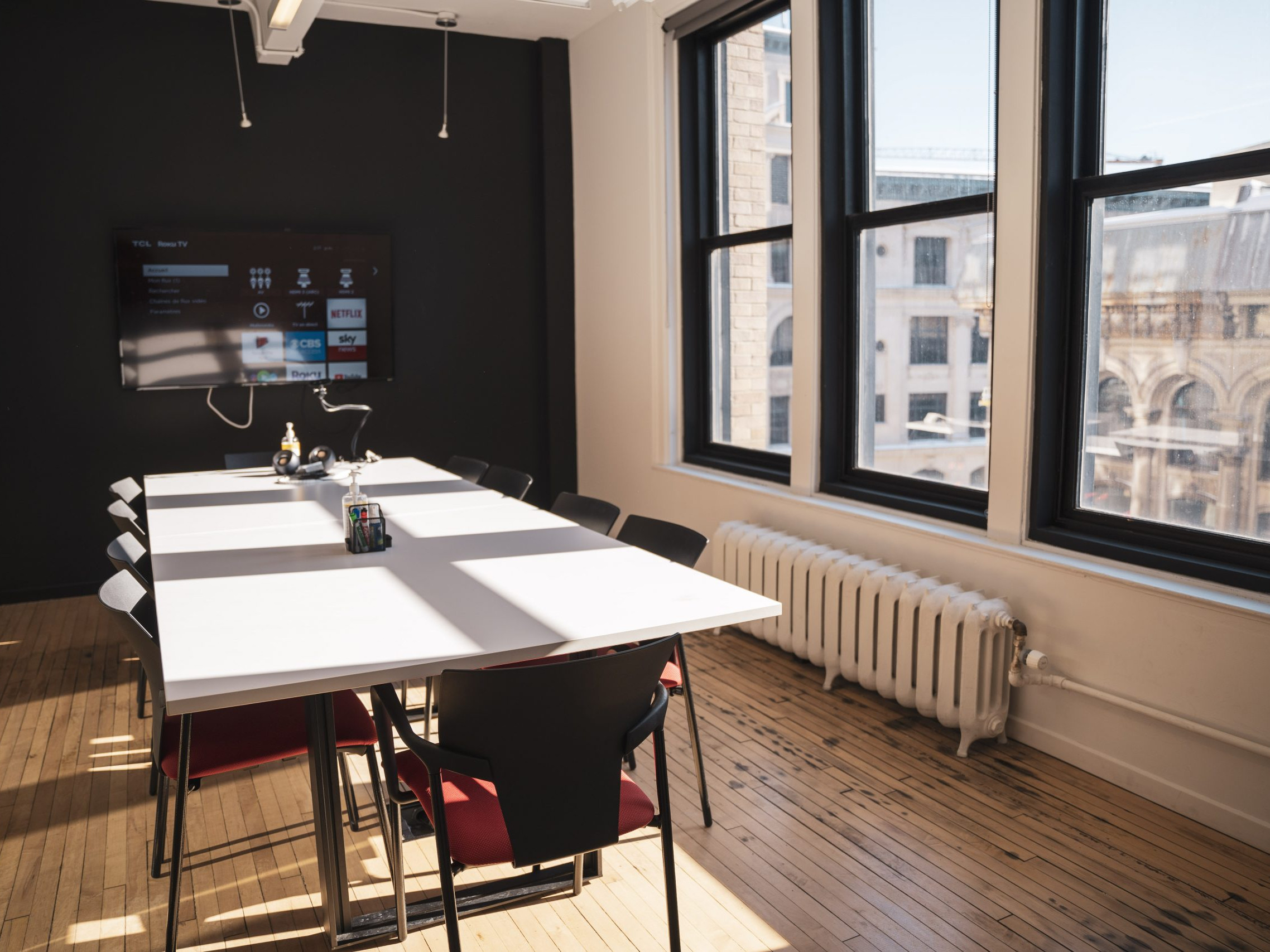3 Person Coworking Desk