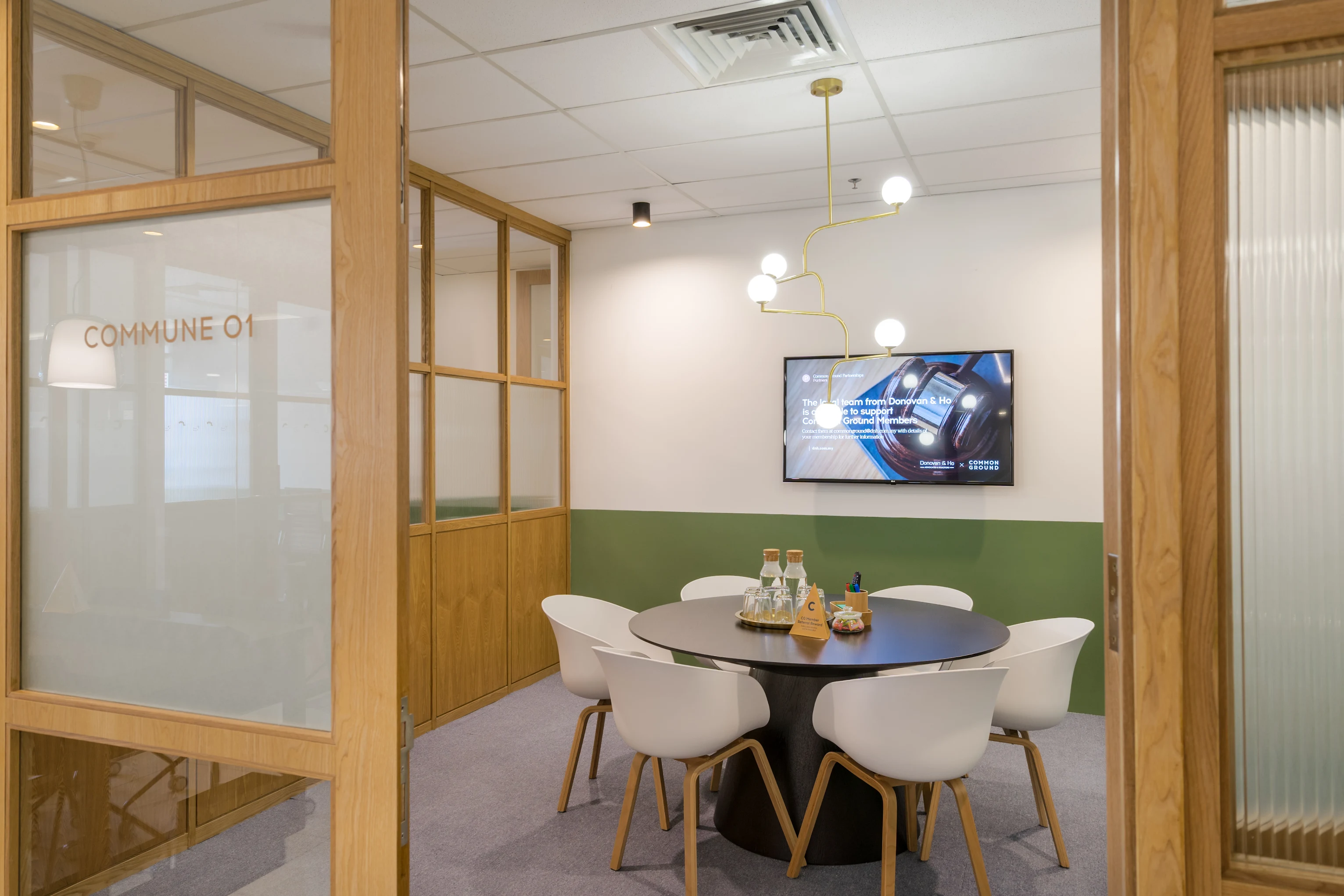 2 Person Coworking Desk