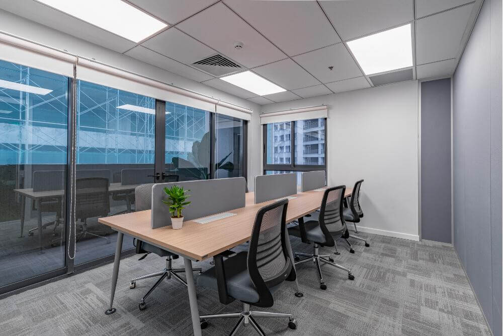 2 Person Coworking Desk