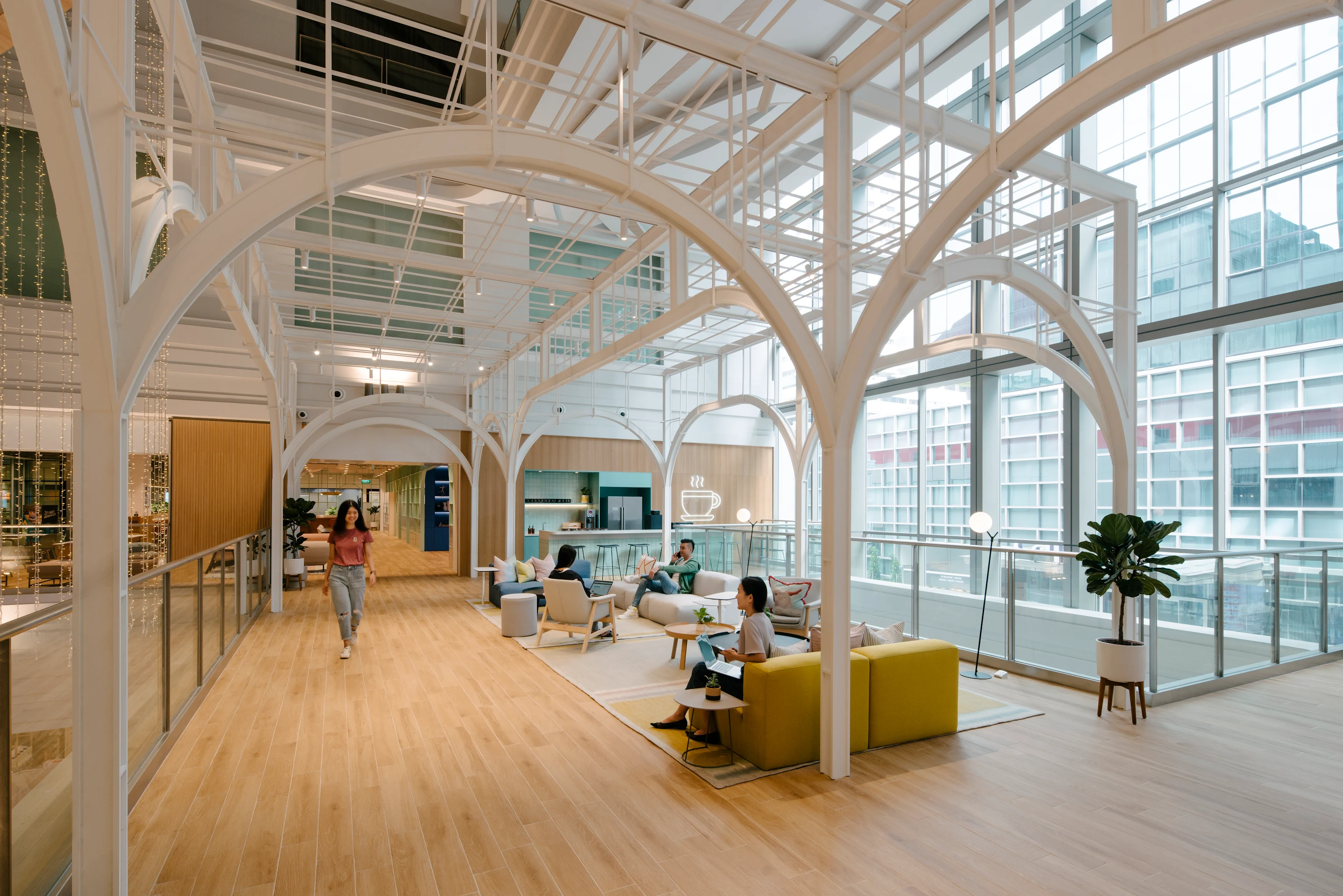 1 Person Coworking Desk