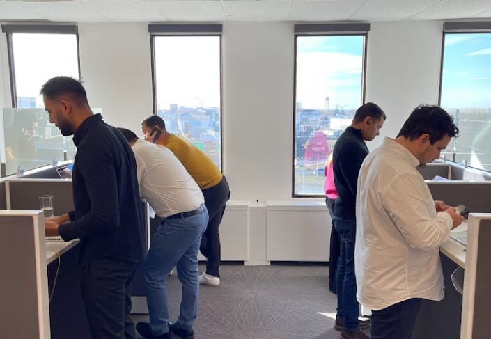 1 Person Coworking Desk