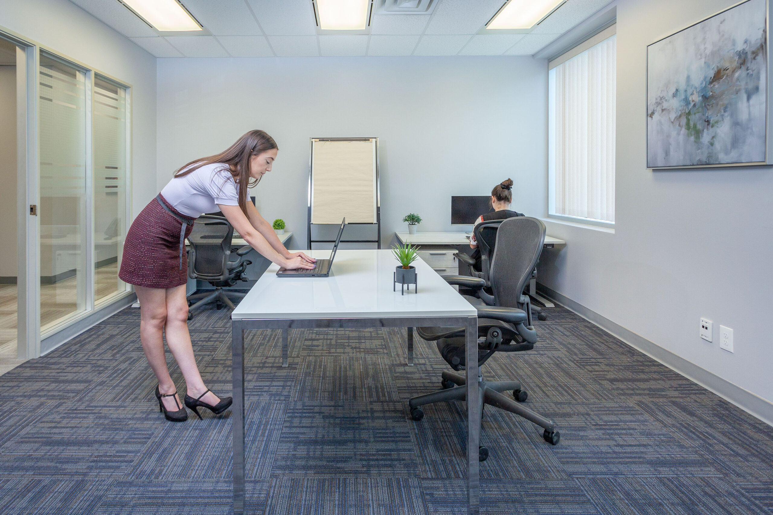 2 Person Coworking Desk