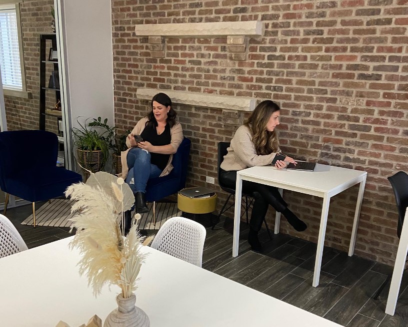 2 Person Coworking Desk