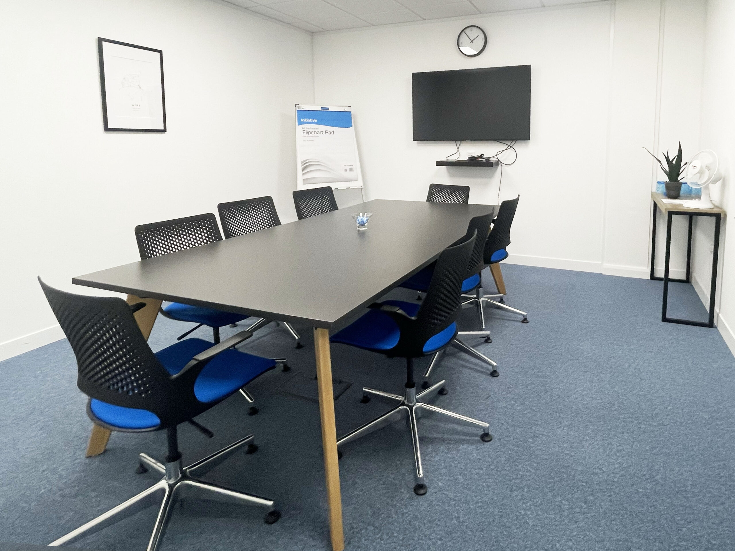 3 Person Coworking Desk