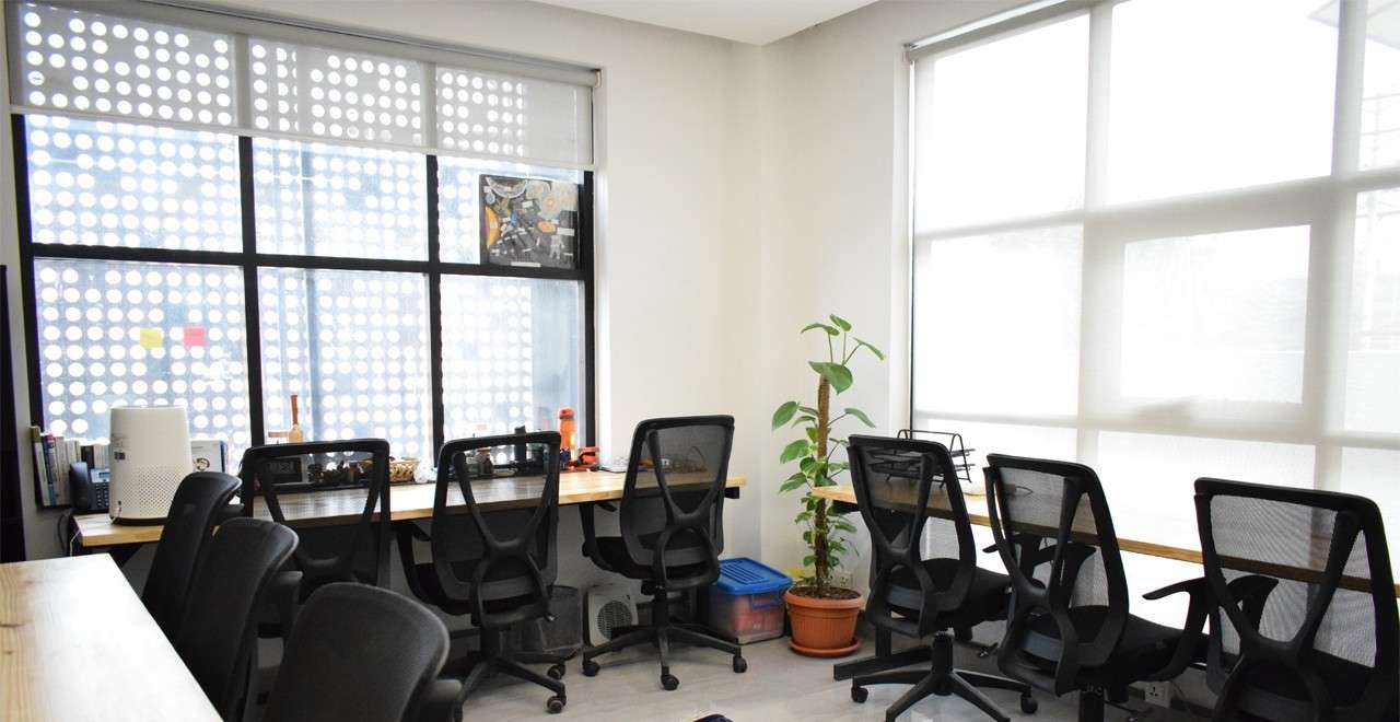 2 Person Coworking Desk