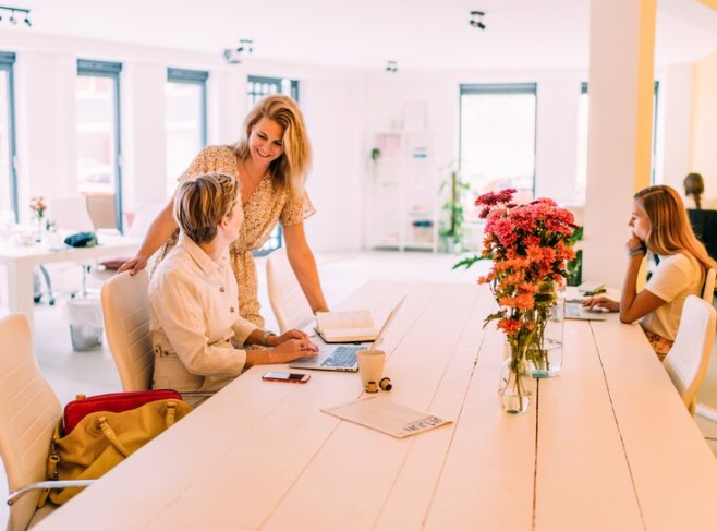 2 Person Coworking Desk