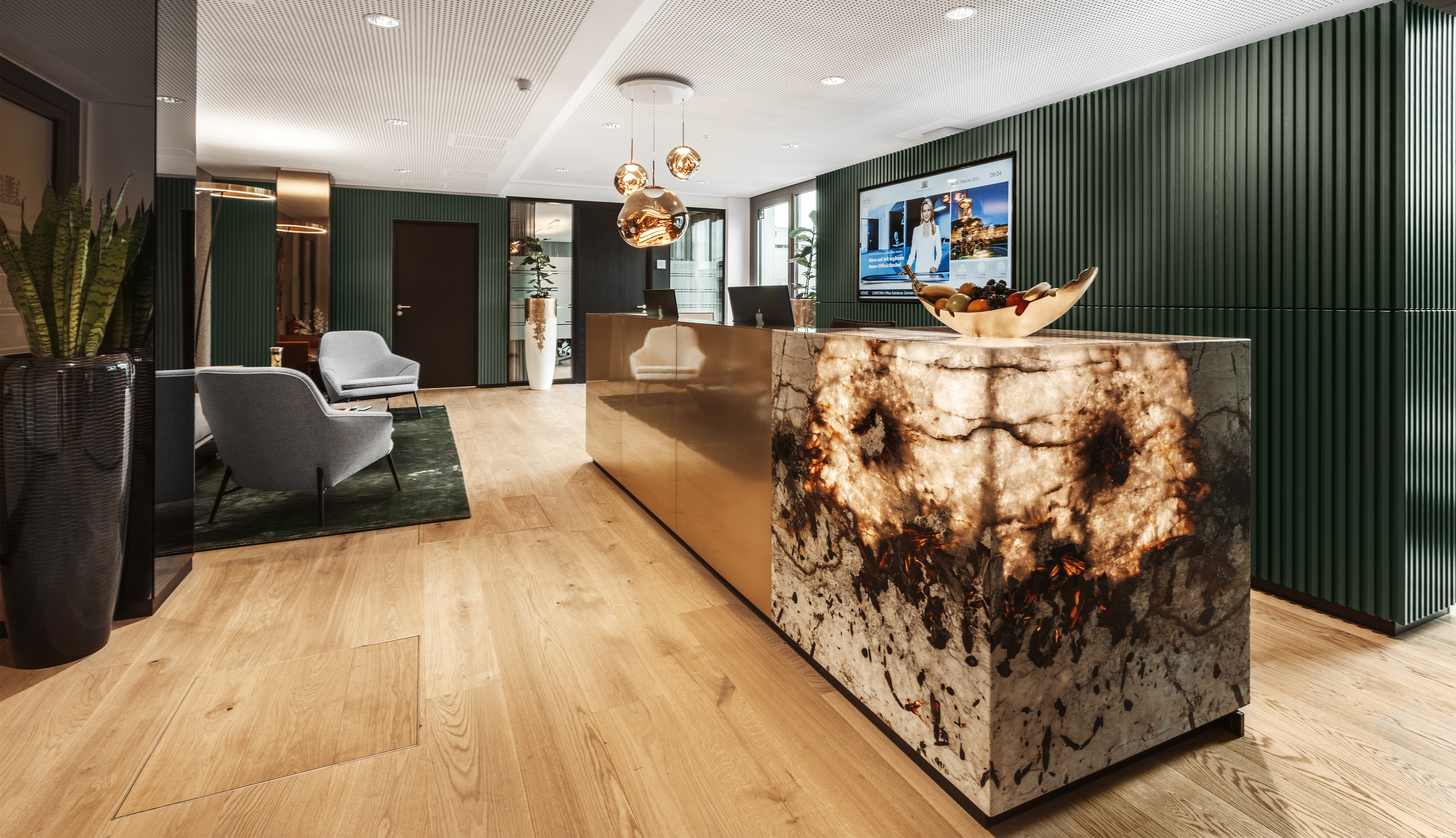 6 Person Coworking Desk