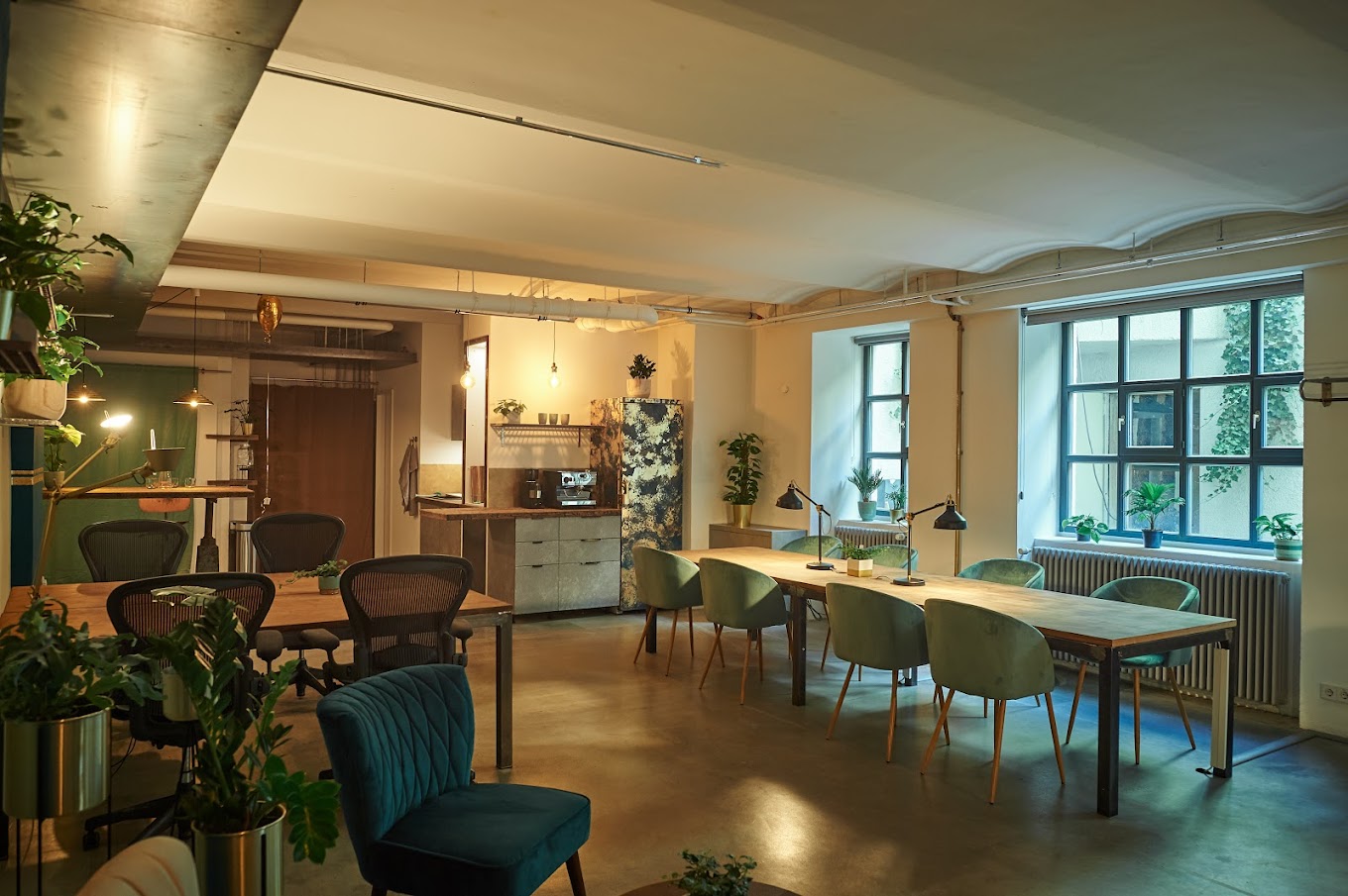 2 Person Coworking Desk