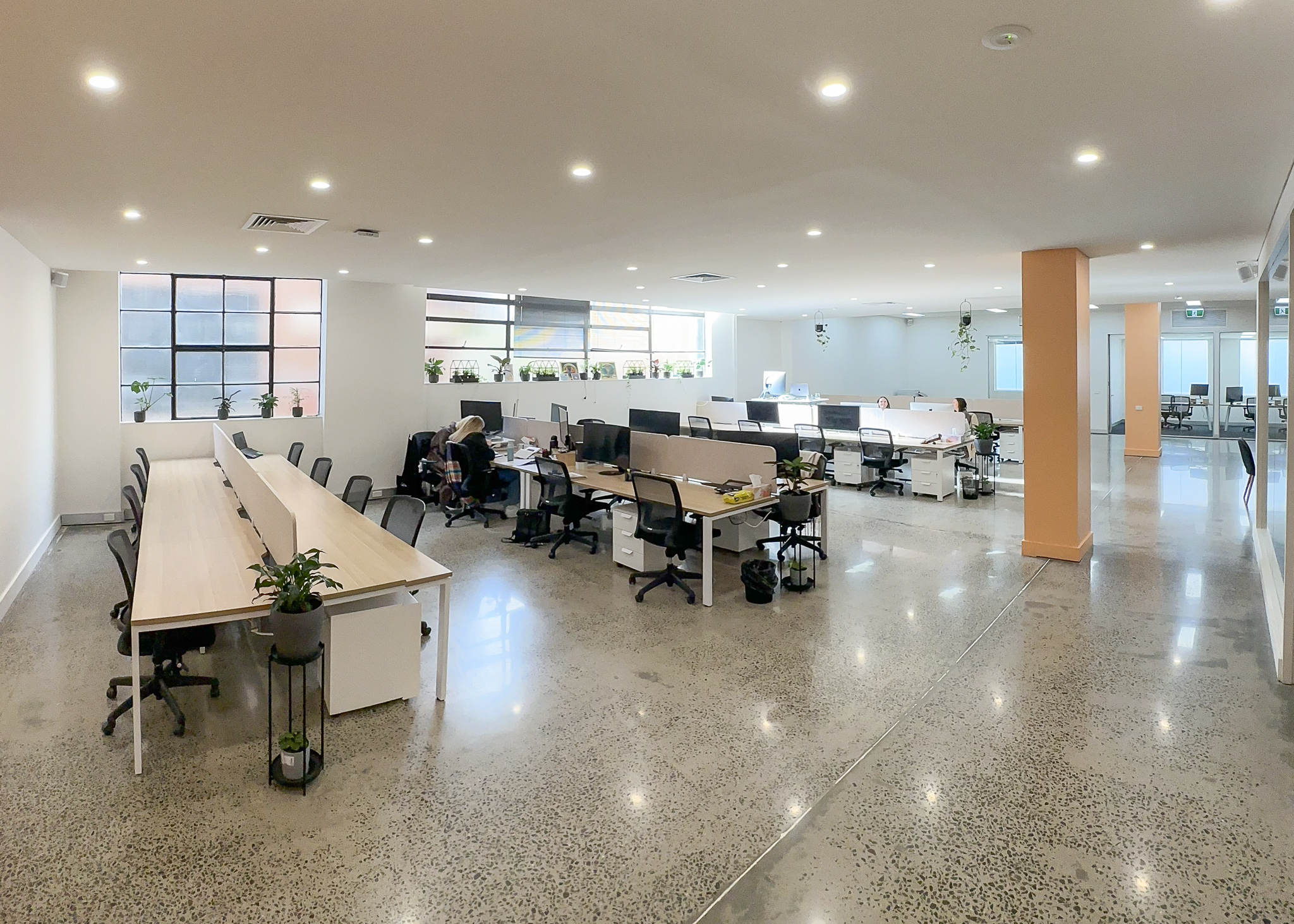 8 Person Coworking Desk