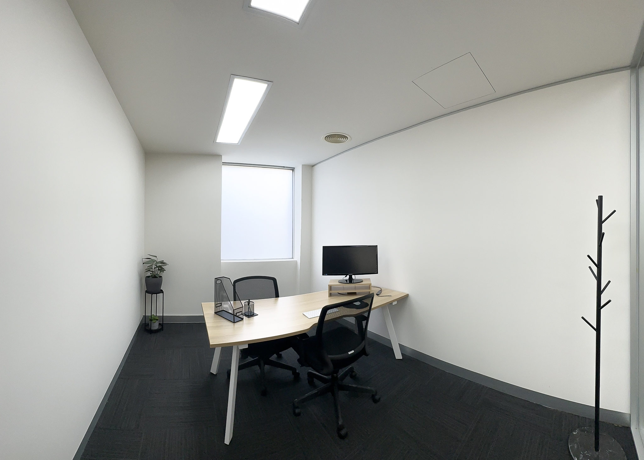 3 Person Coworking Desk