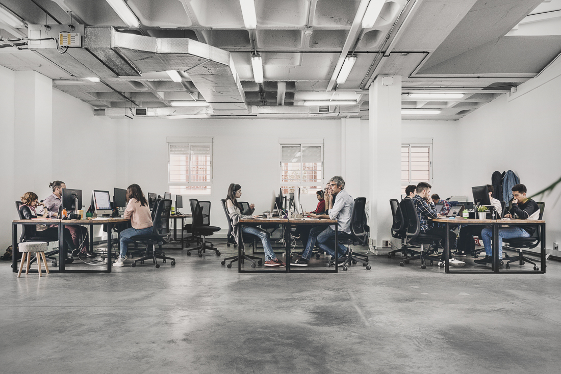 1 Person Coworking Desk
