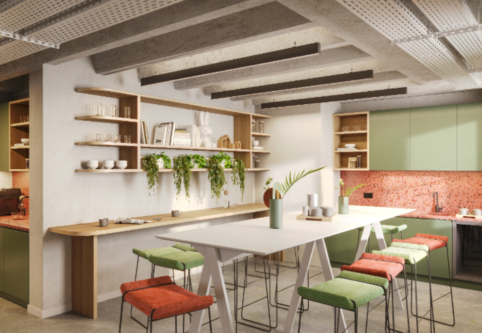 1 Person Coworking Desk