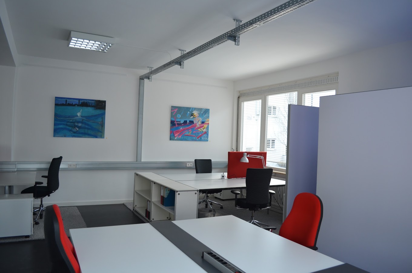 4 Person Coworking Desk