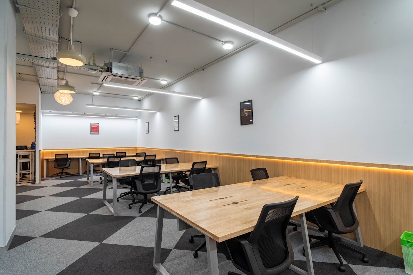 2 Person Coworking Desk