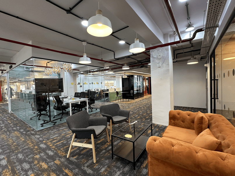 4 Person Coworking Desk