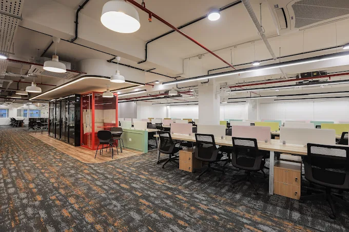 3 Person Coworking Desk