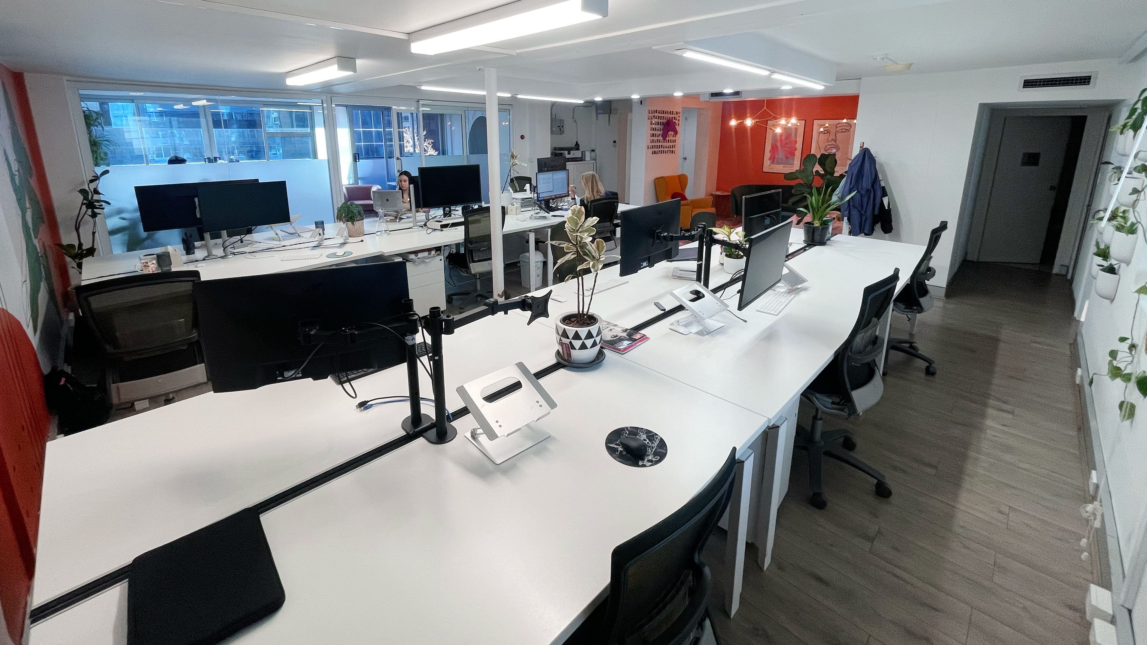 2 Person Coworking Desk