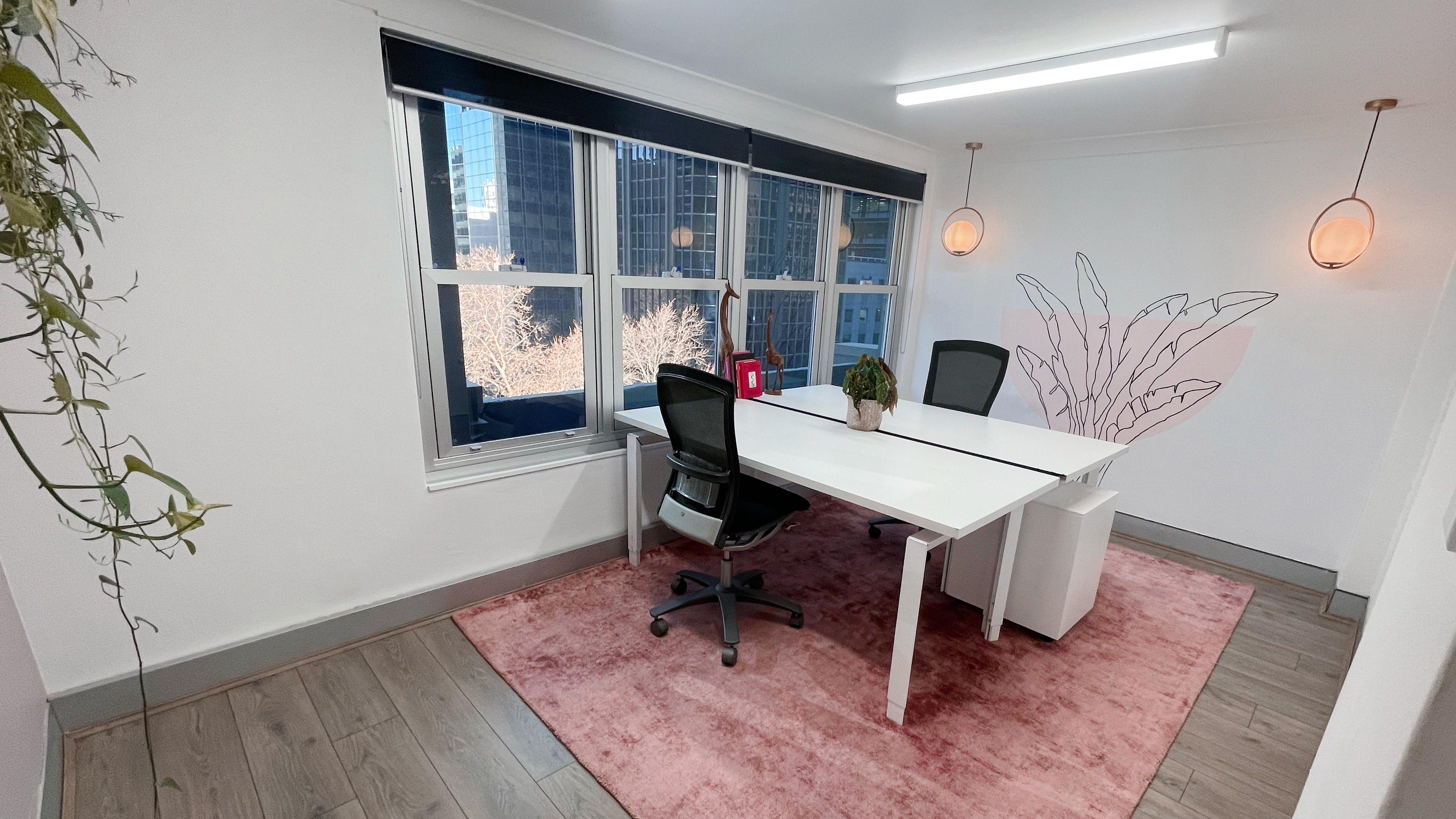 1 Person Coworking Desk