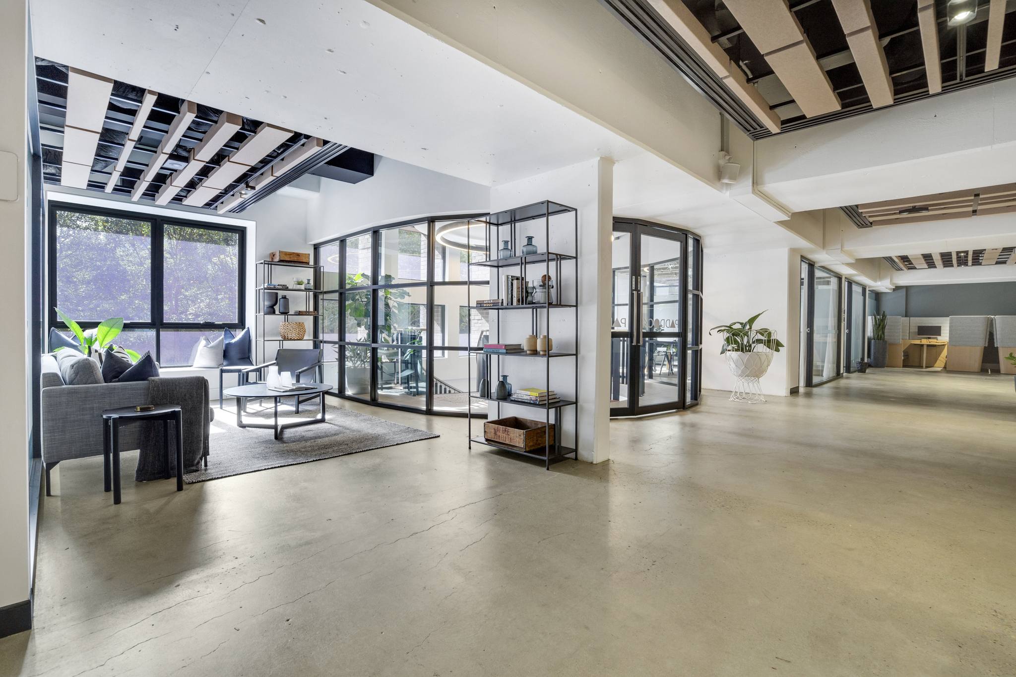 3 Person Coworking Desk