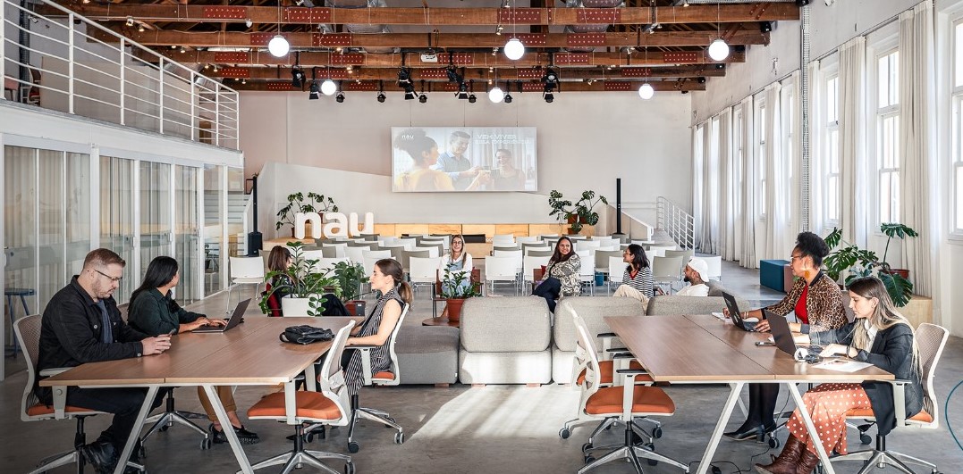 5 Person Coworking Desk