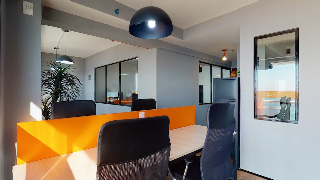 2 Person Coworking Desk