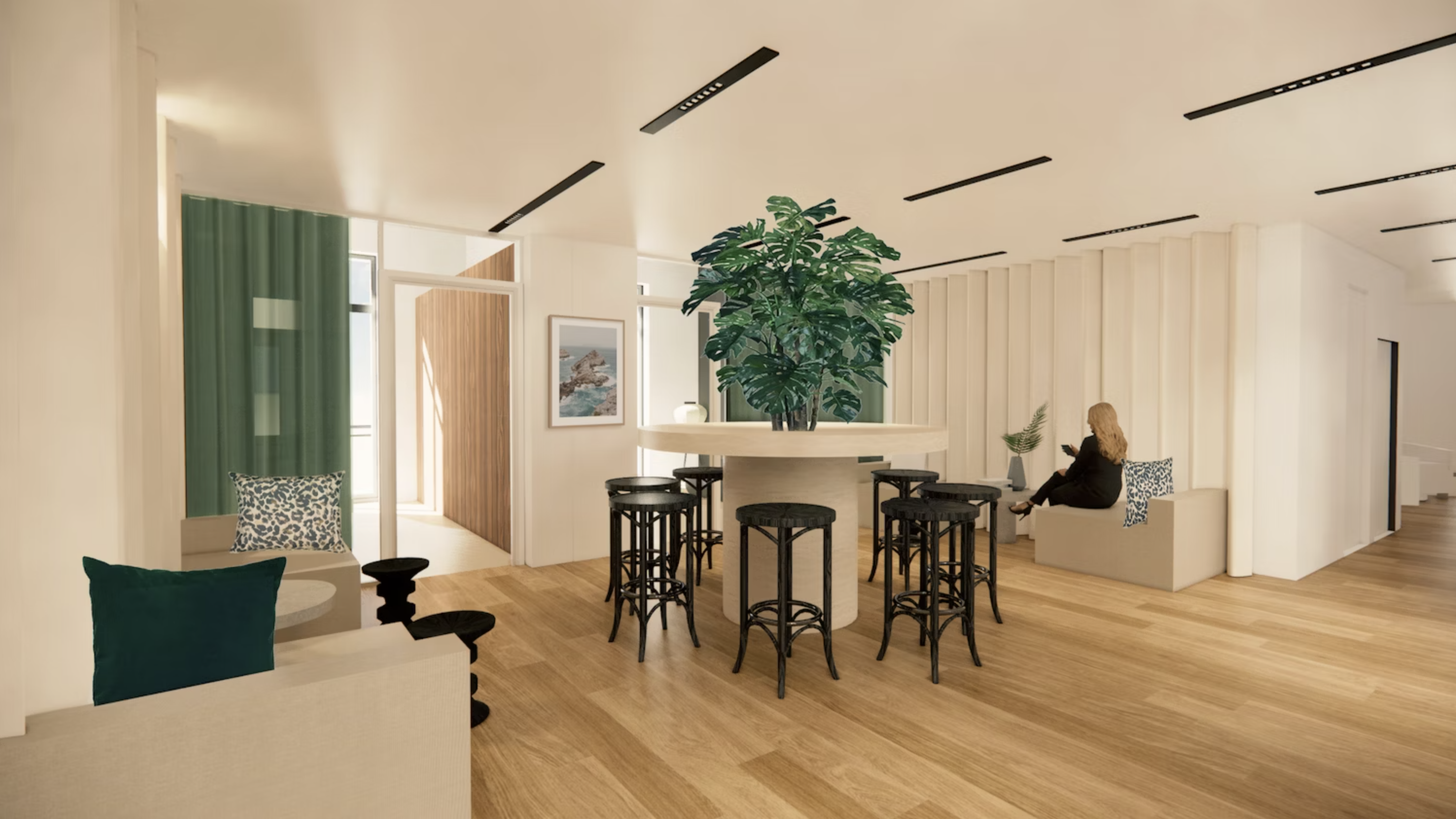 70 Person Private Office