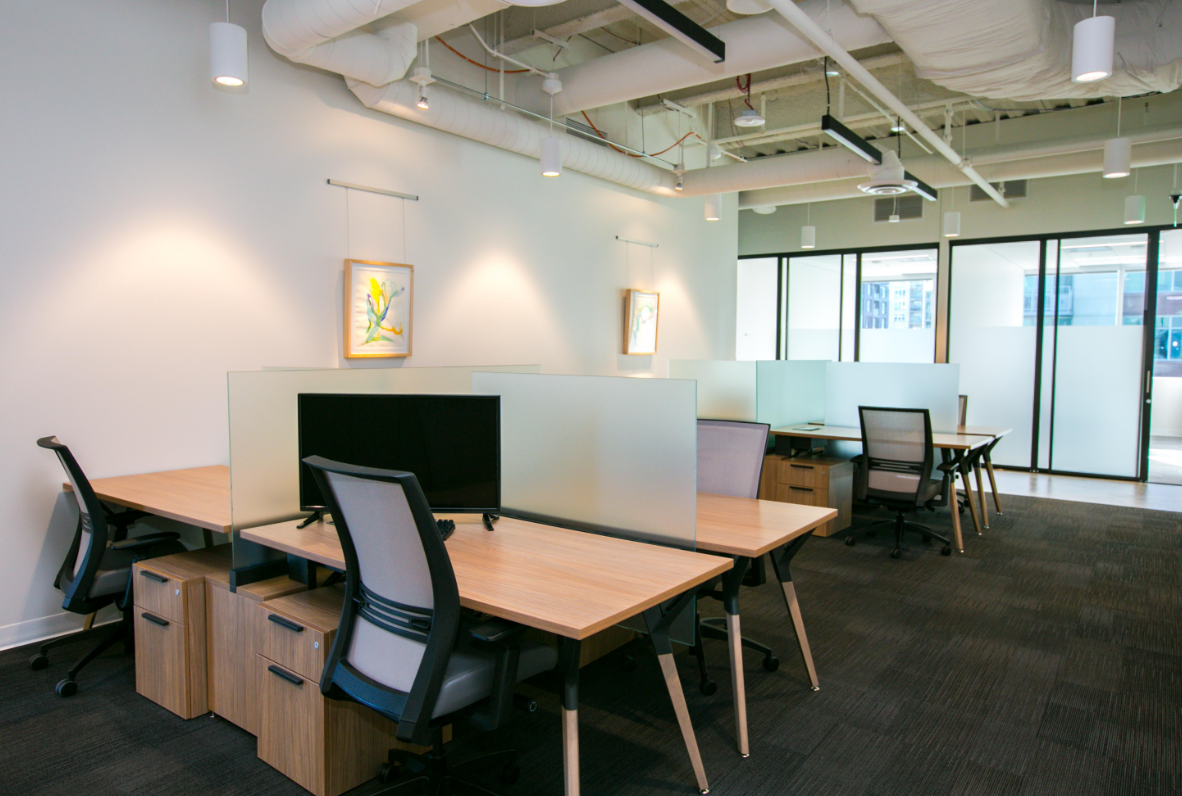 1 Person Coworking Desk