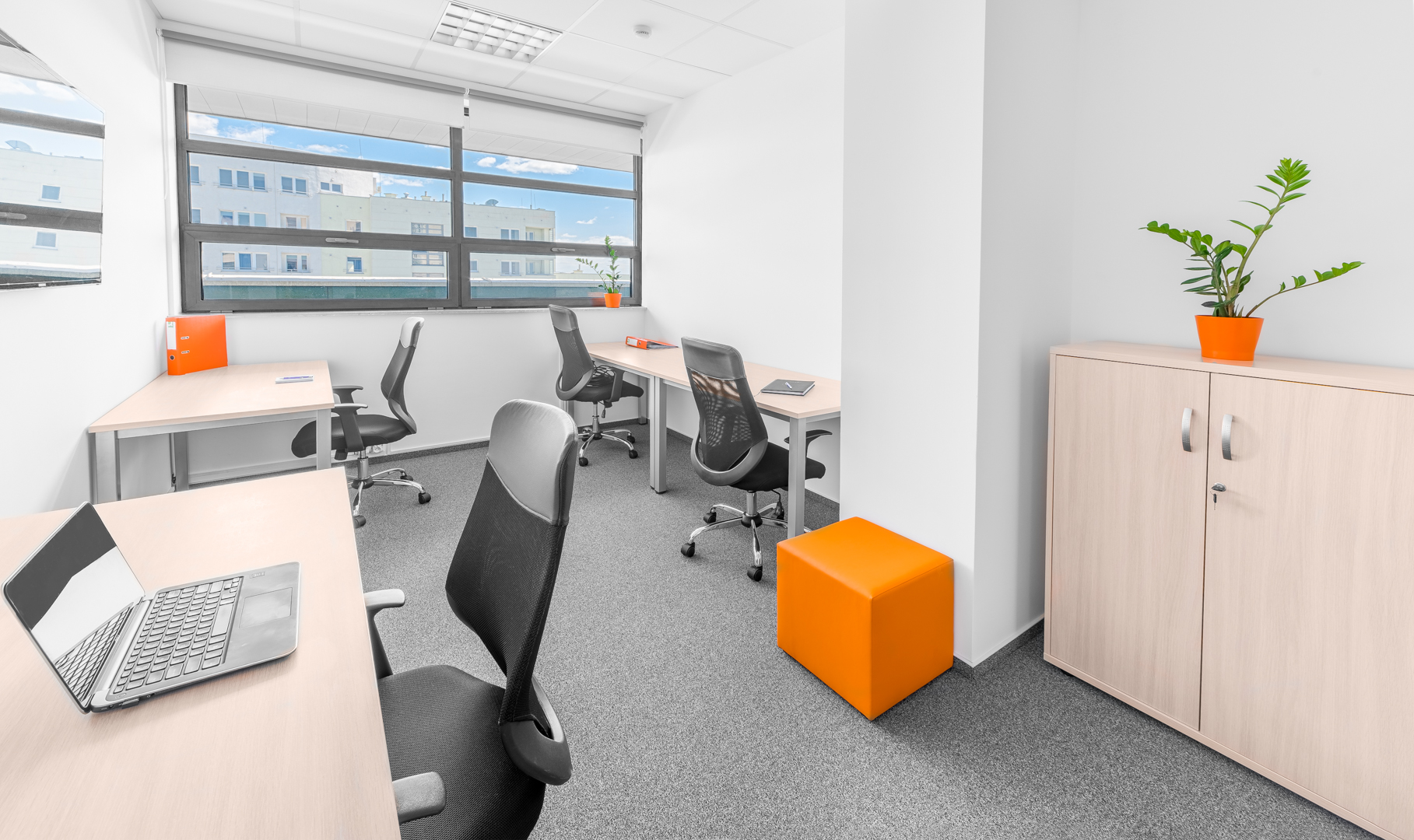 2 Person Coworking Desk