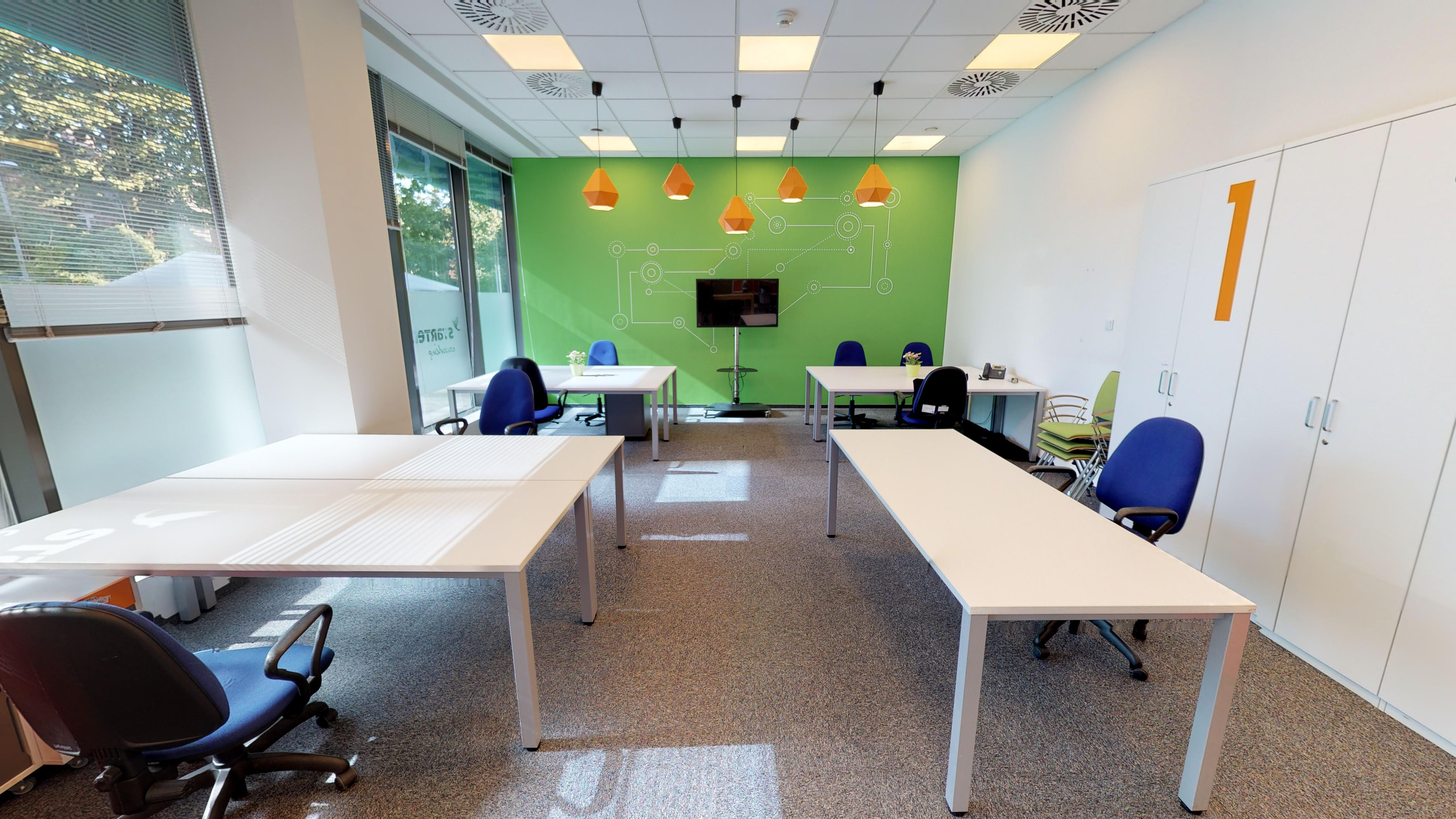 4 Person Coworking Desk