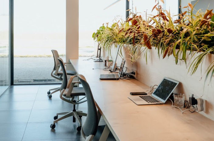 4 Person Coworking Desk