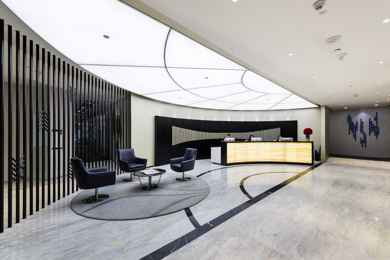 9 Person Coworking Desk